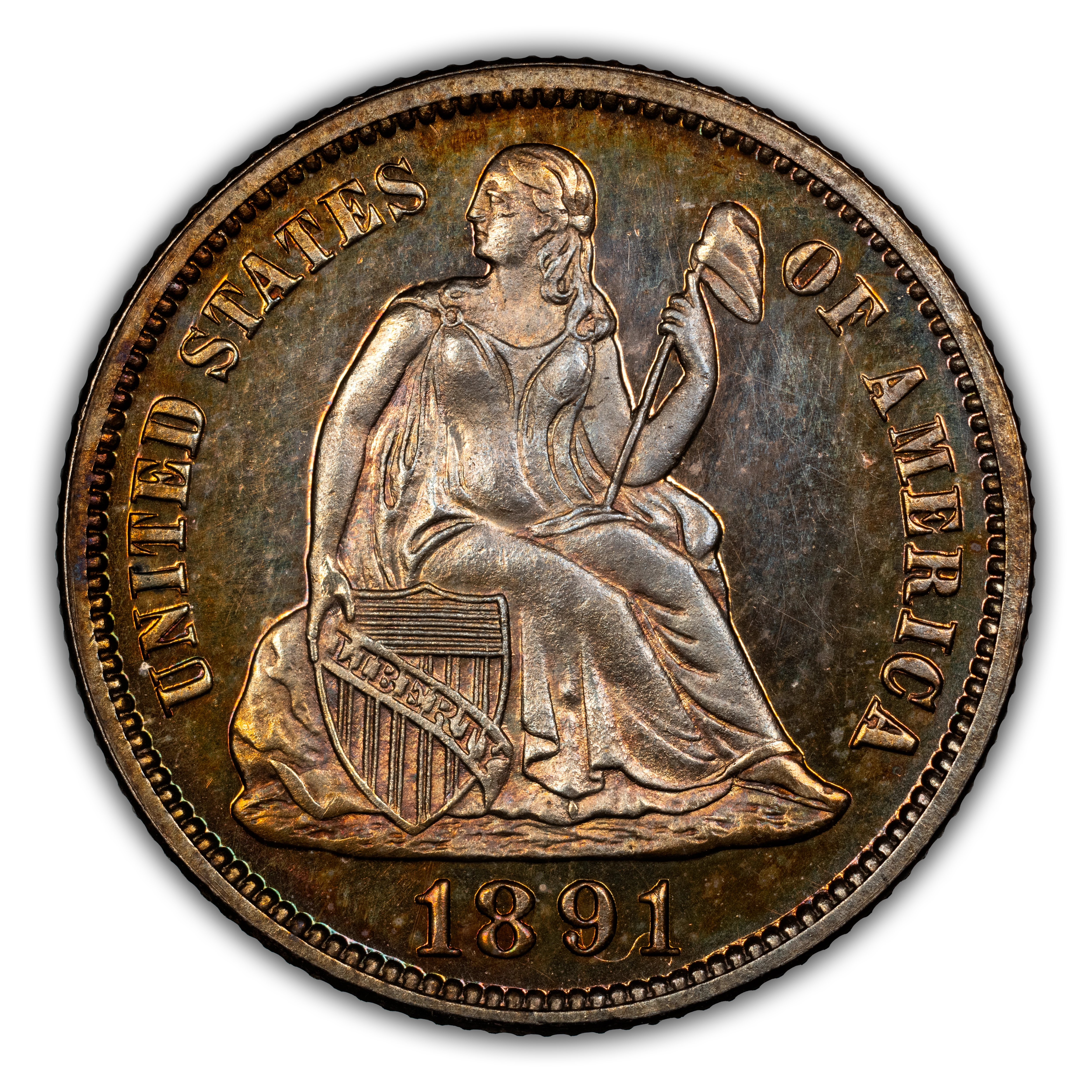 1891 10c PR