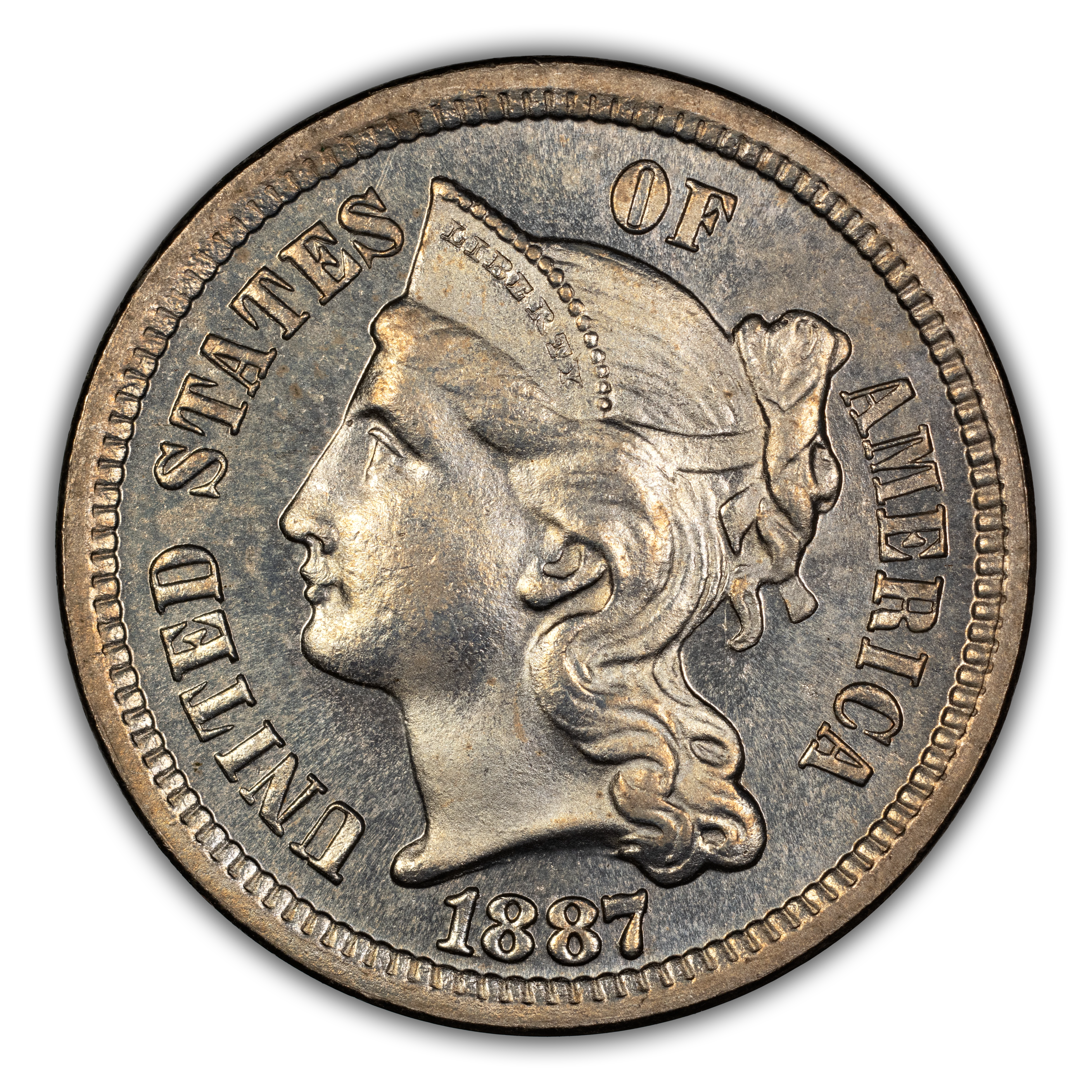 1887/6 3cN Strong Overdate PR