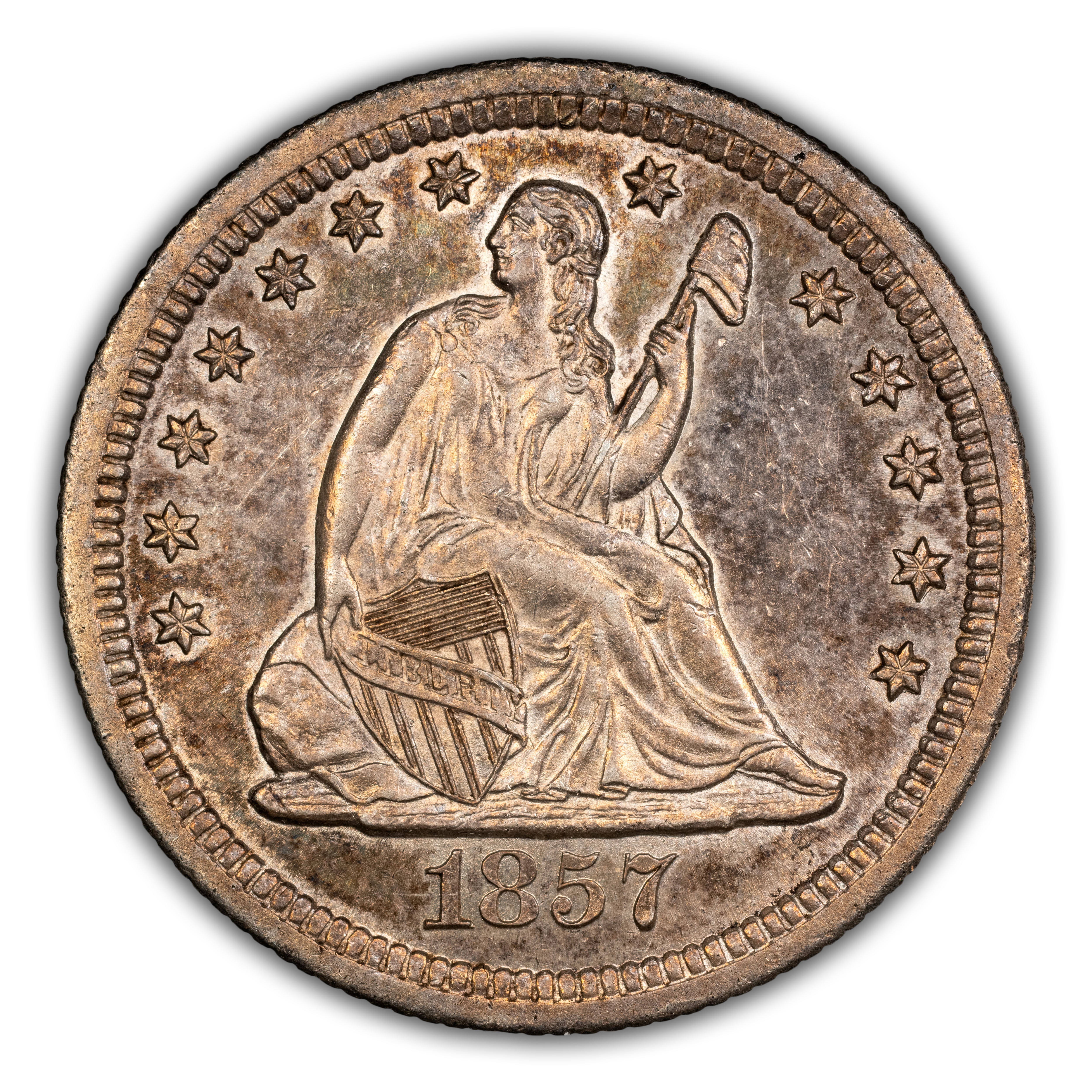 1857-S 25c MS