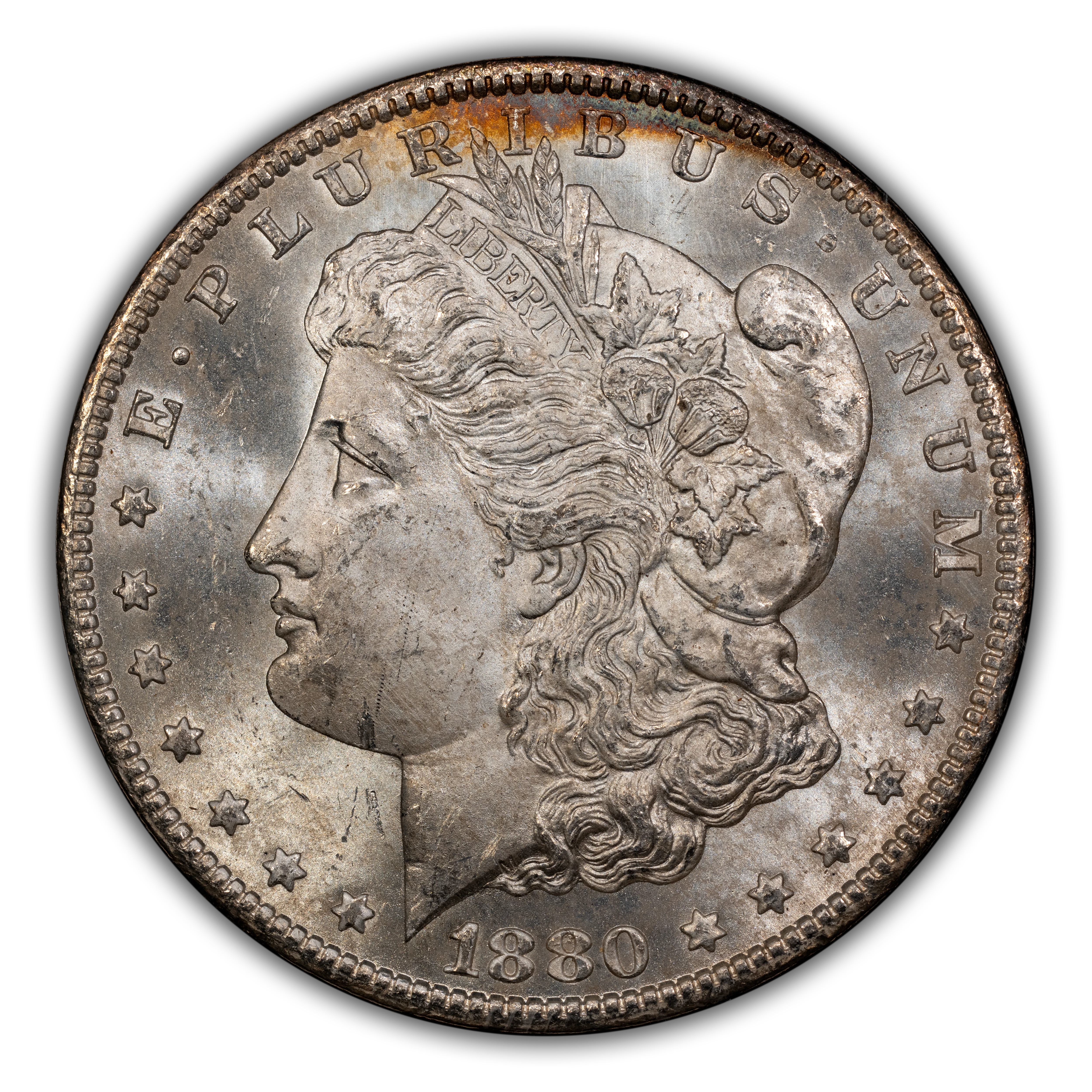 1880-CC $1  GSA Hoard, 8/High 7 MS thumbnail 2