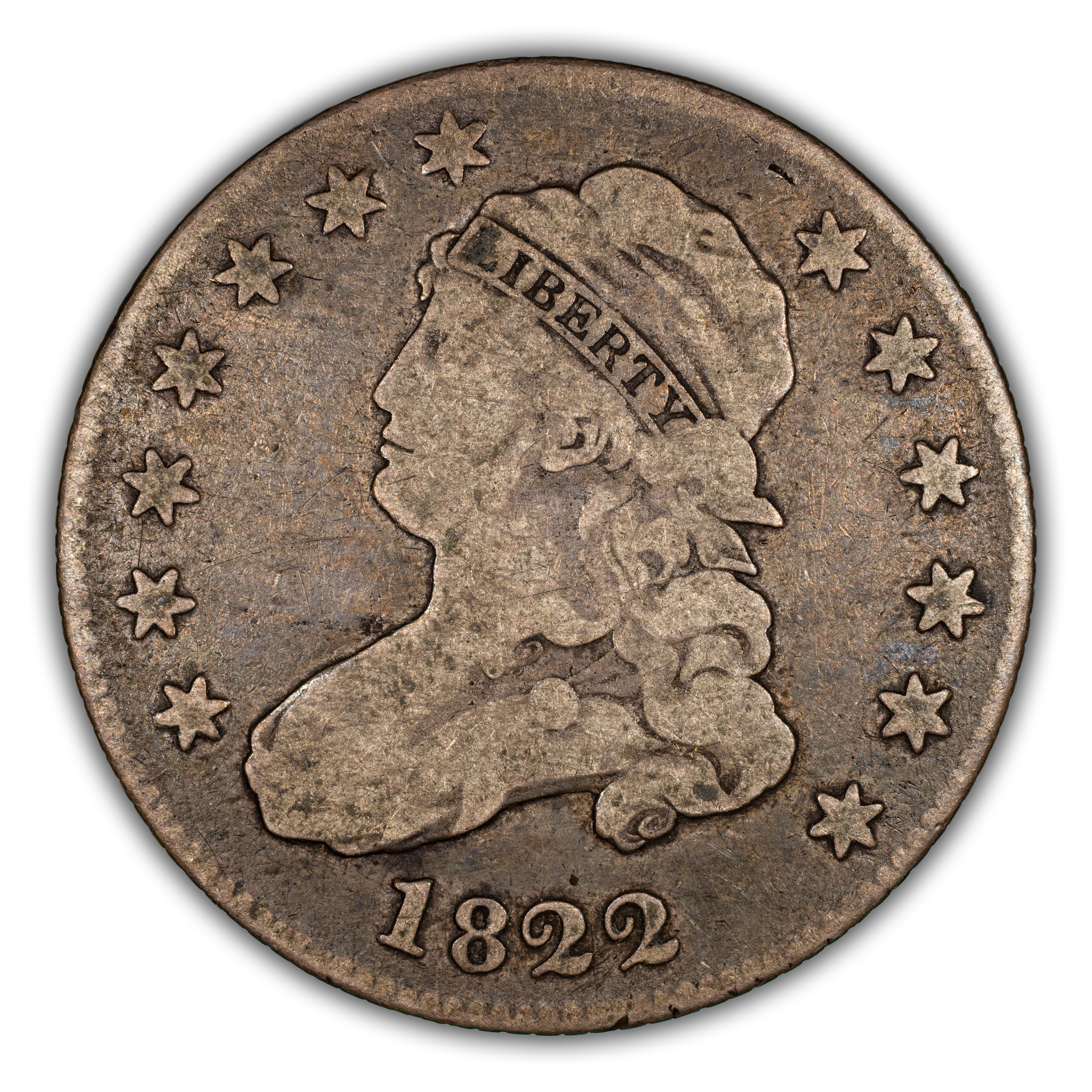 1822 25c 25/50c MS