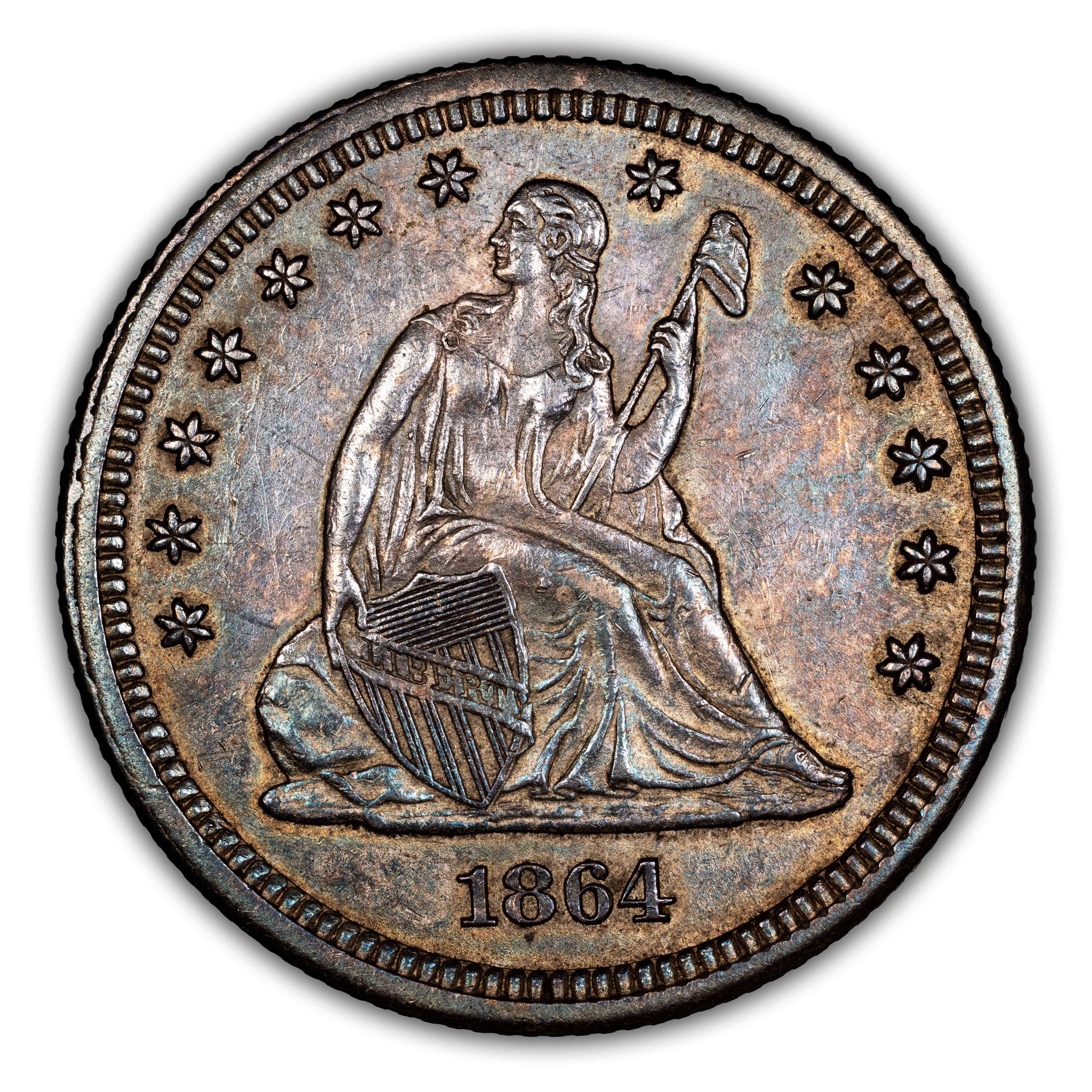 1864 25c MS