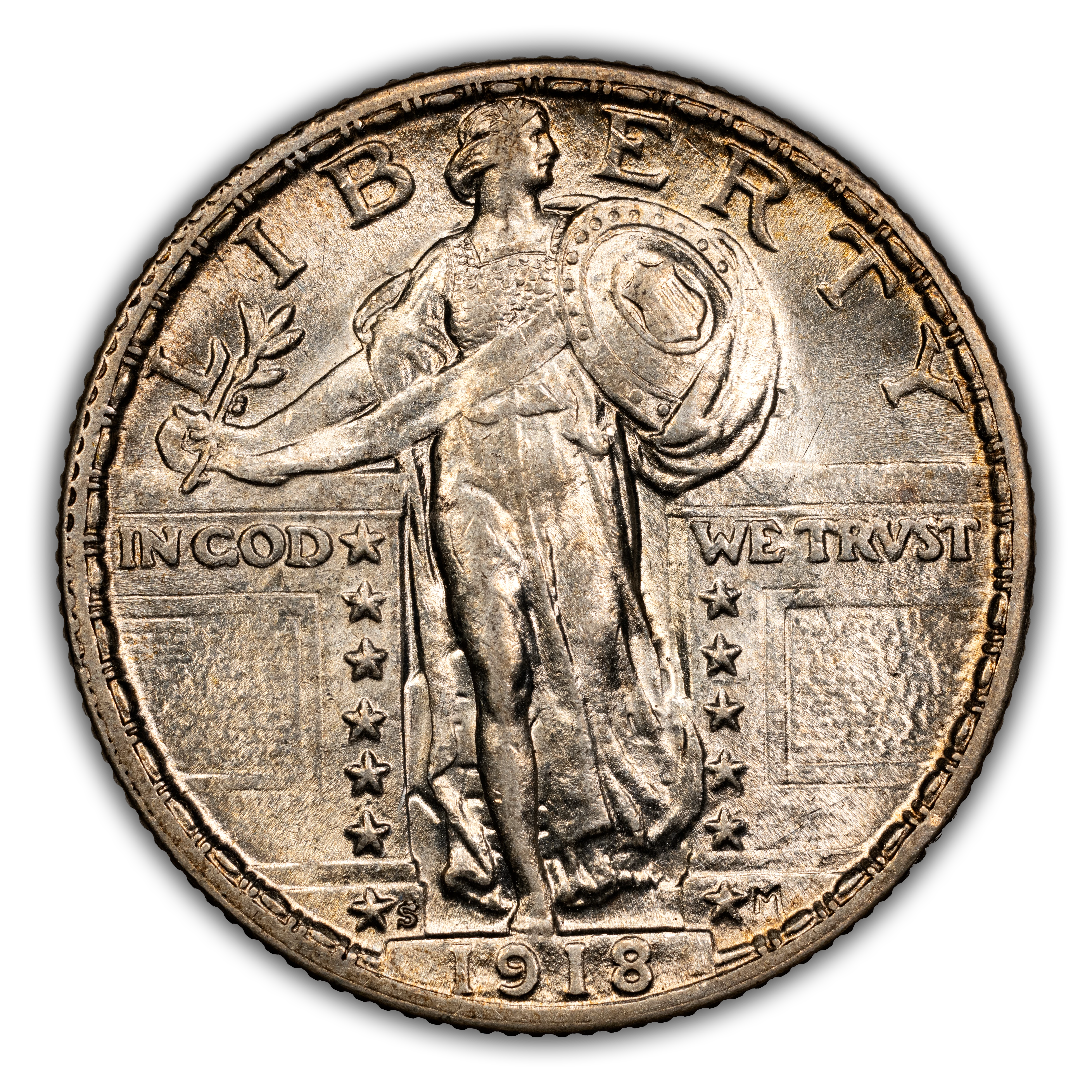 1918-S 25c MS thumbnail 3