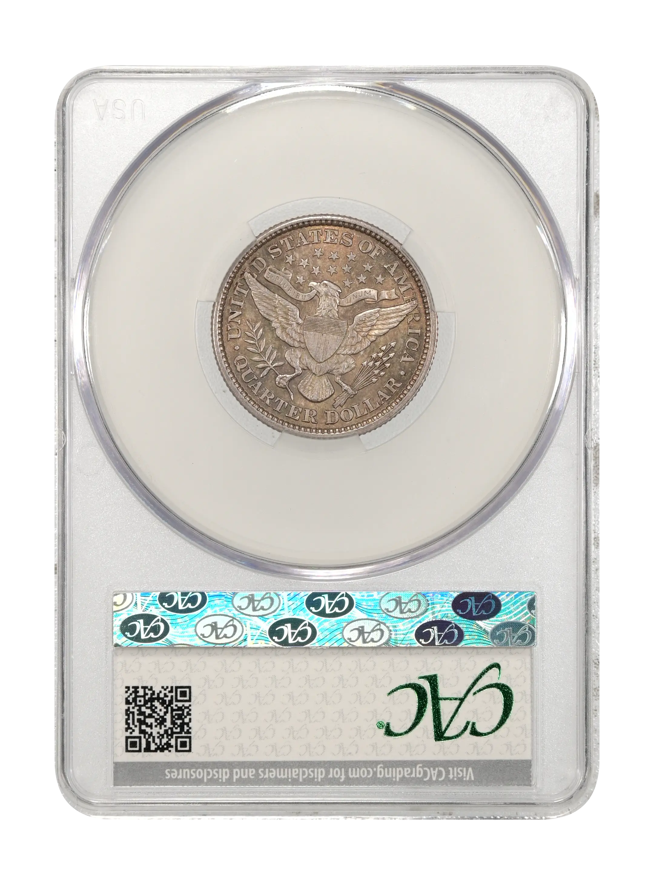 1892 25c Doubled Die Obverse, FS-101 MS thumbnail 7