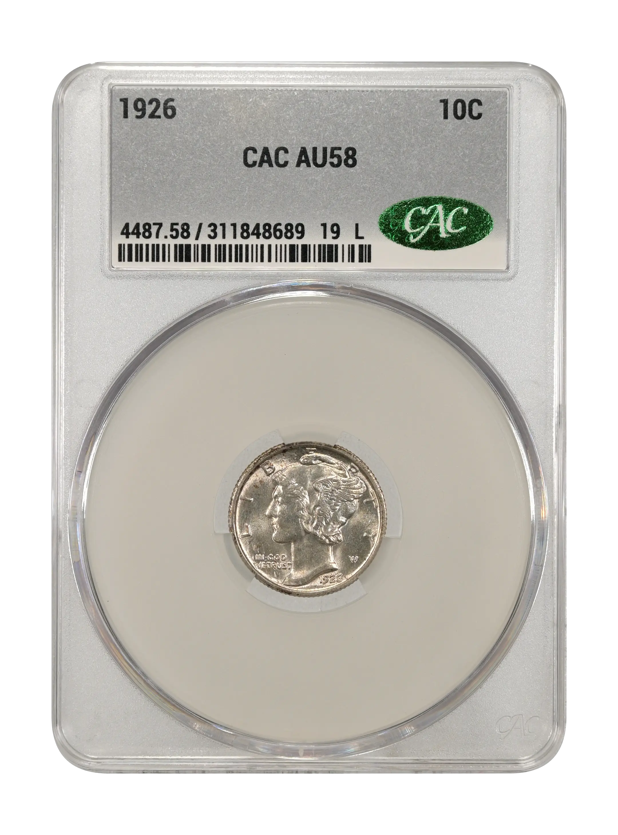 1926 10c MS60 CAC thumbnail 23