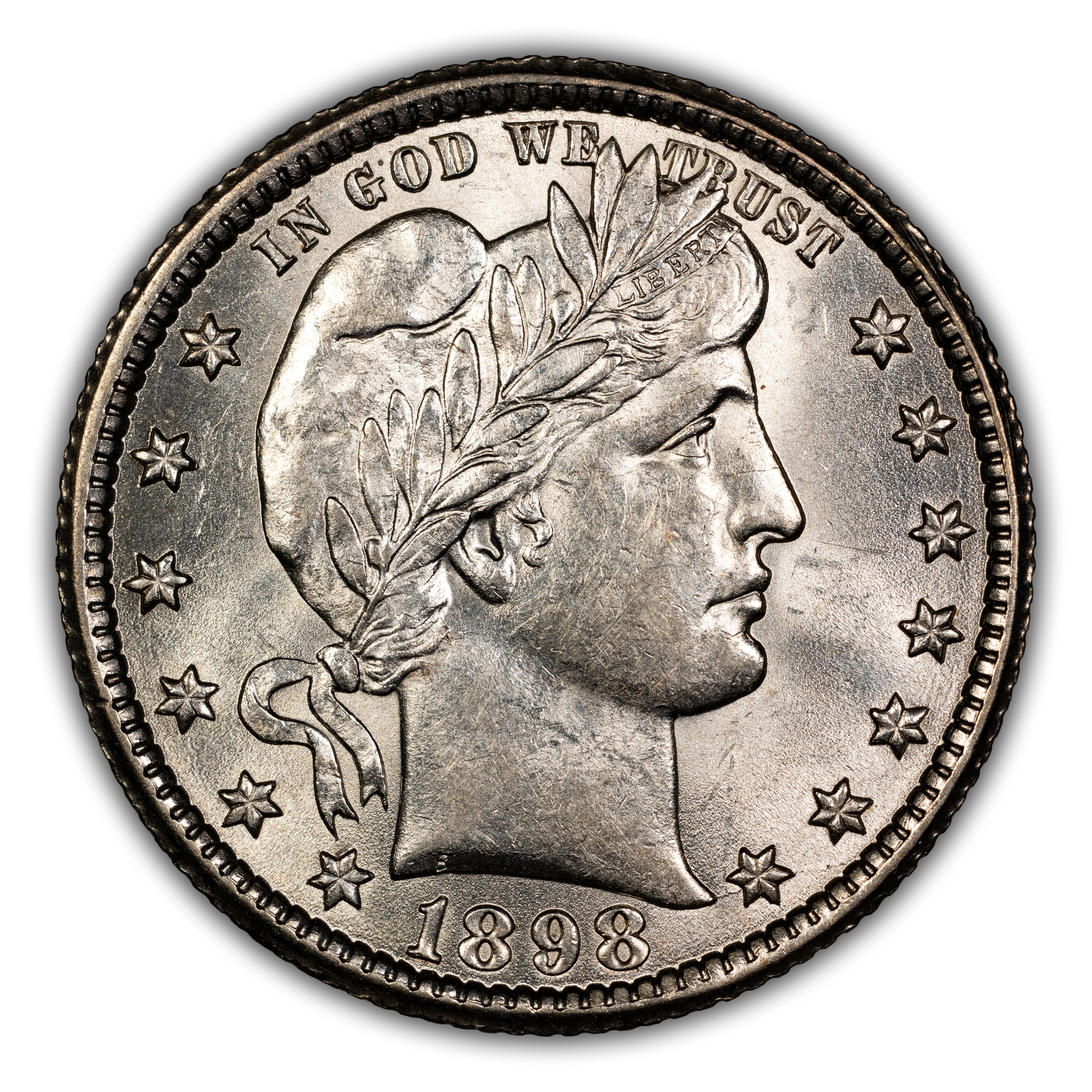 1898-O 25c MS
