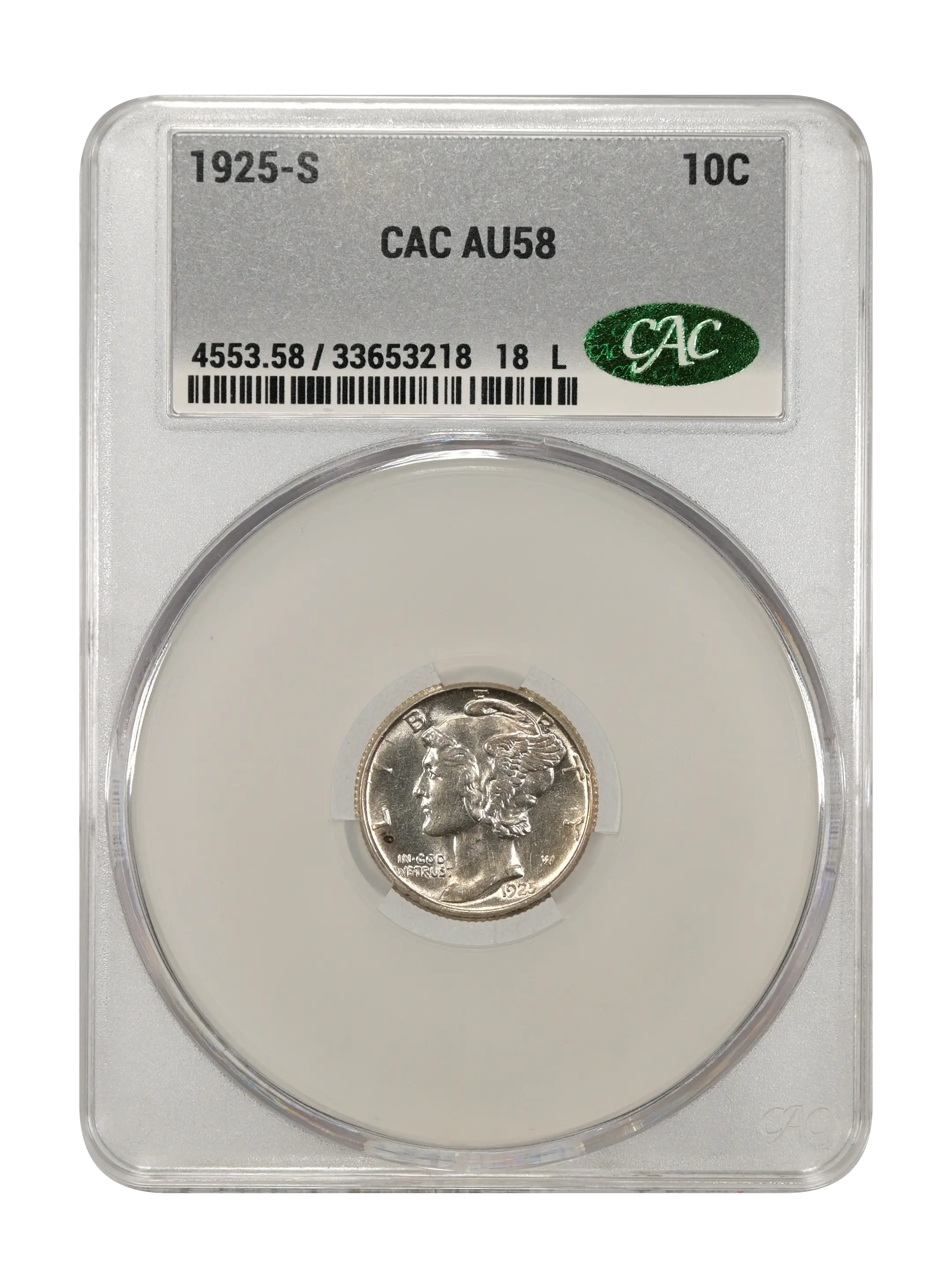 1925-S 10c VG10 CAC thumbnail 23