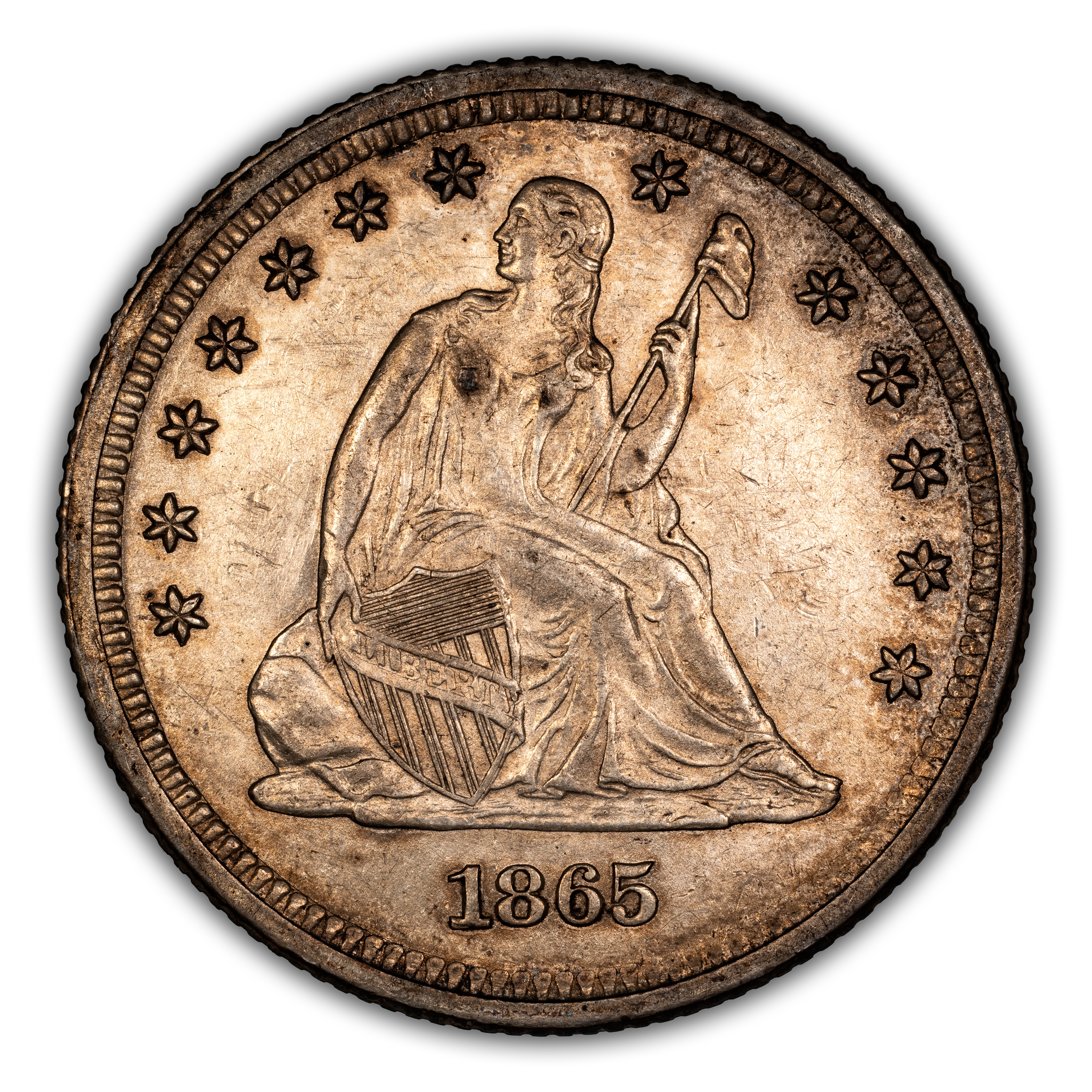 1865 25c MS