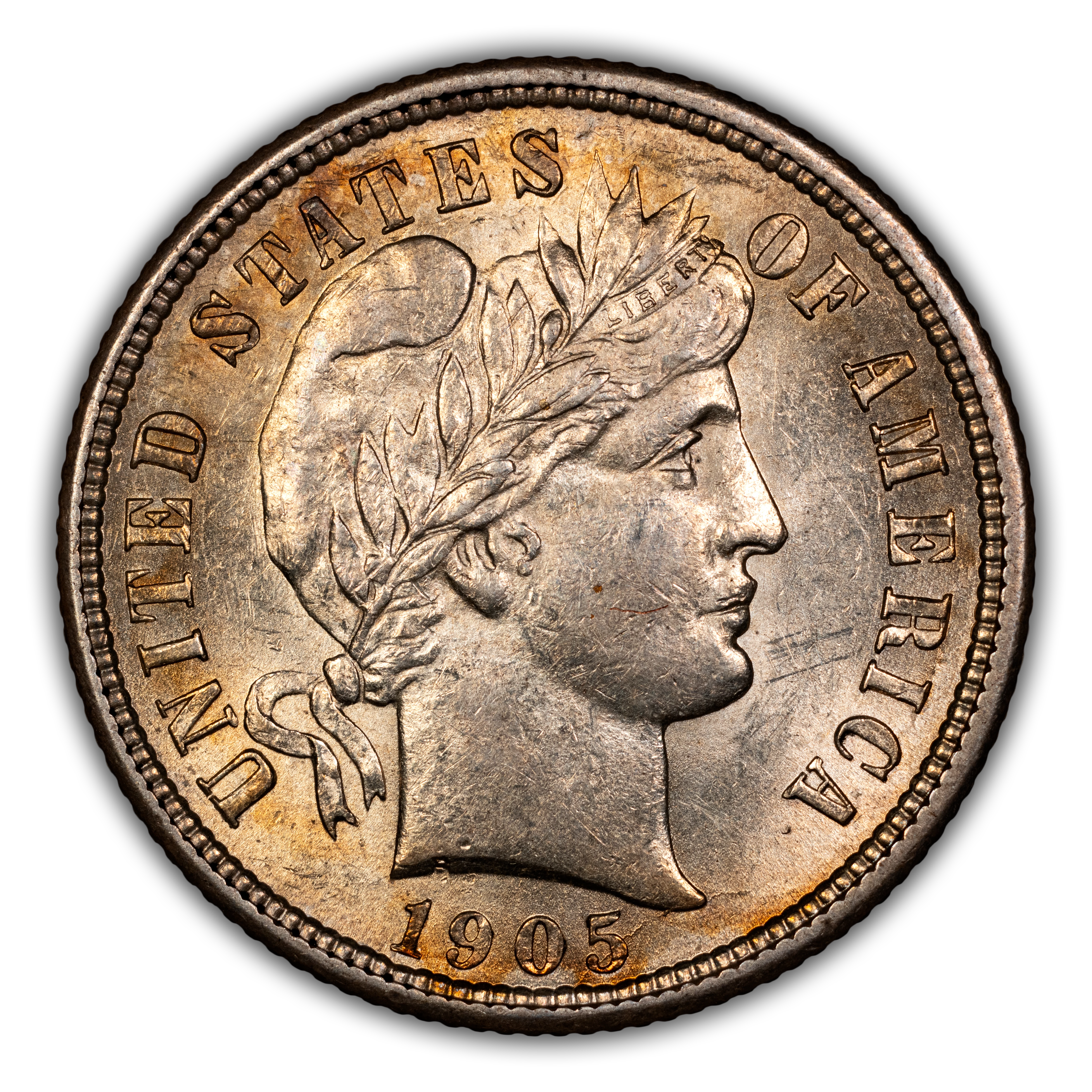 1905-S 10c MS