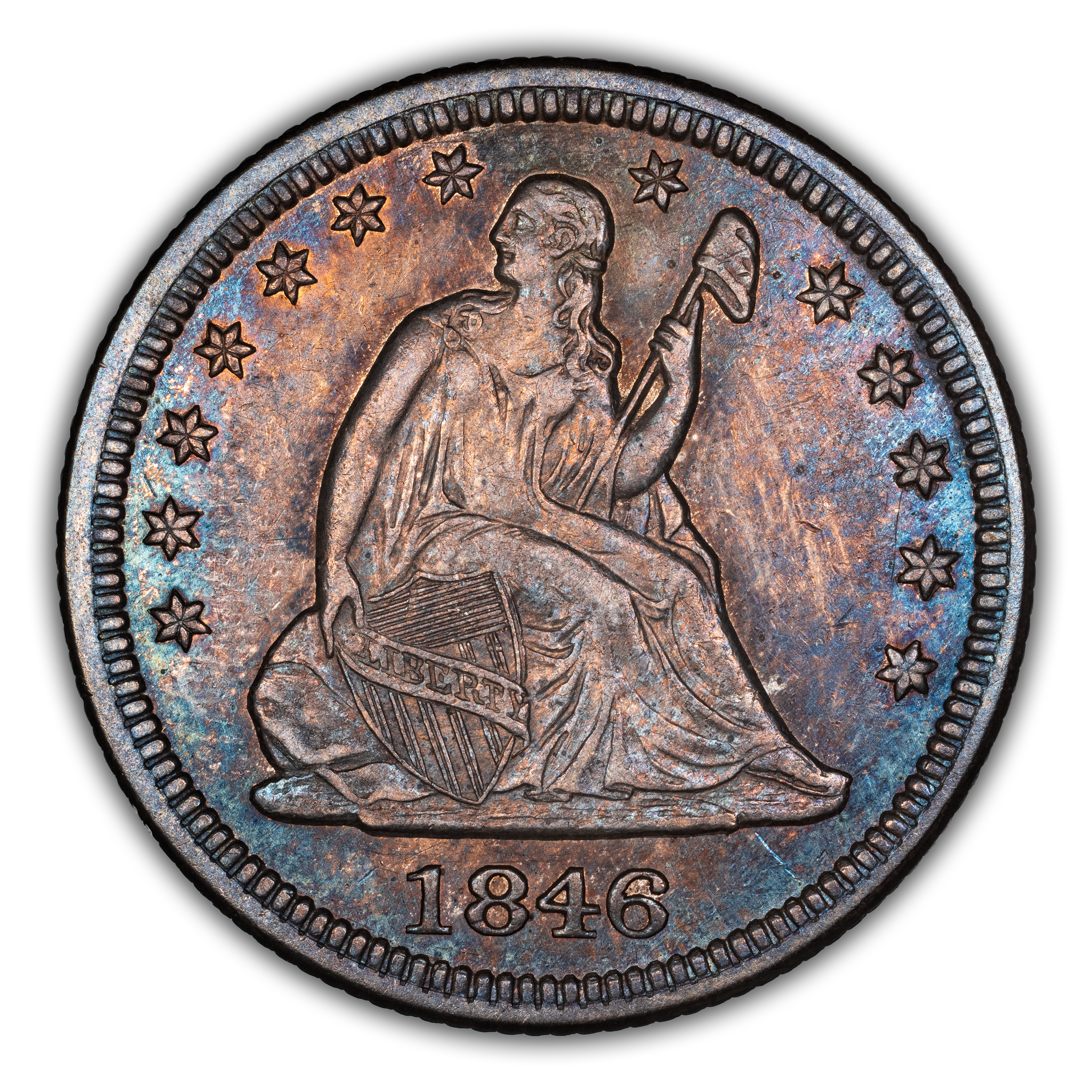 1846 25c MS