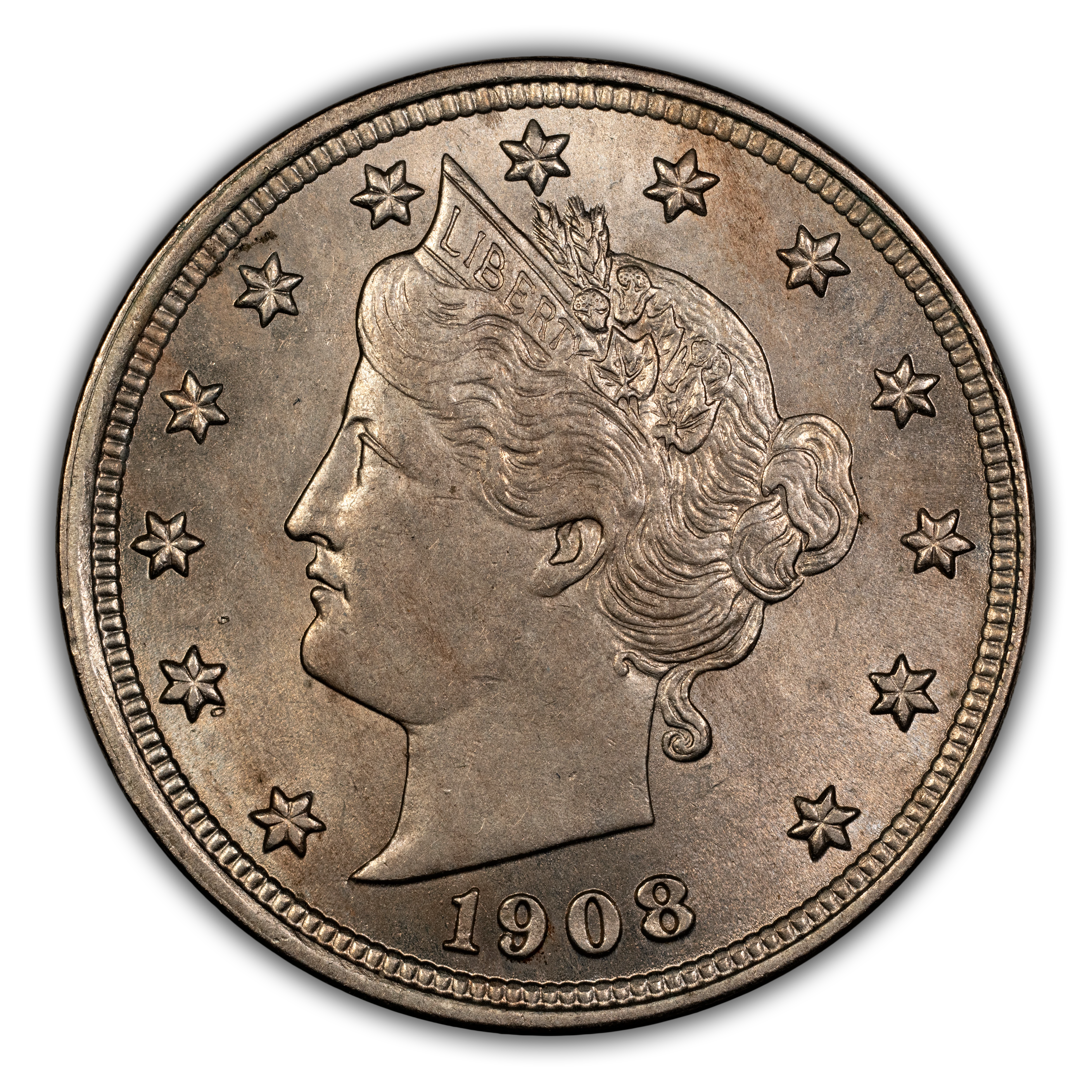 1908 5c MS