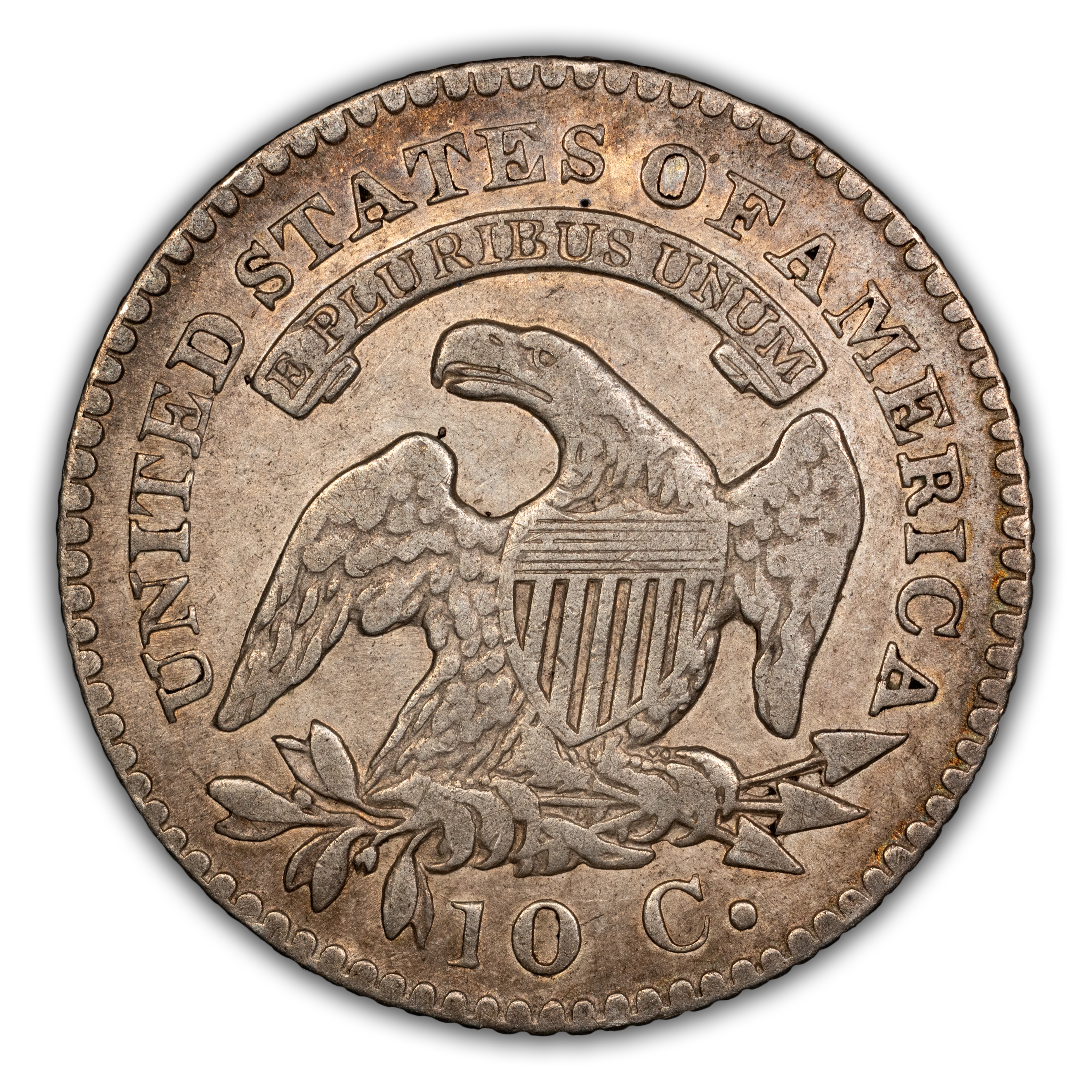 1824/2 10c Flat Top 1, JR-1 MS thumbnail 9