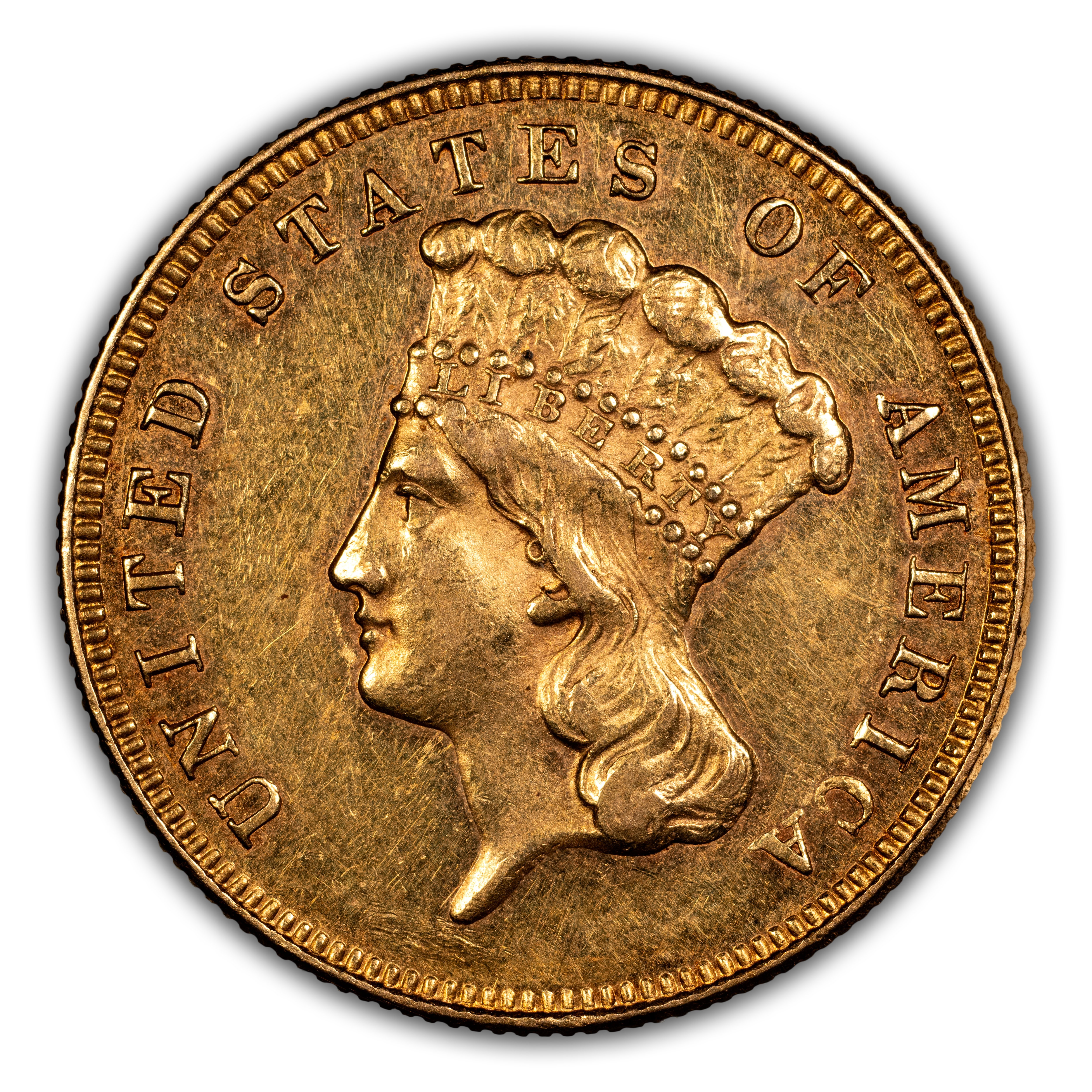 1886 $3 MS