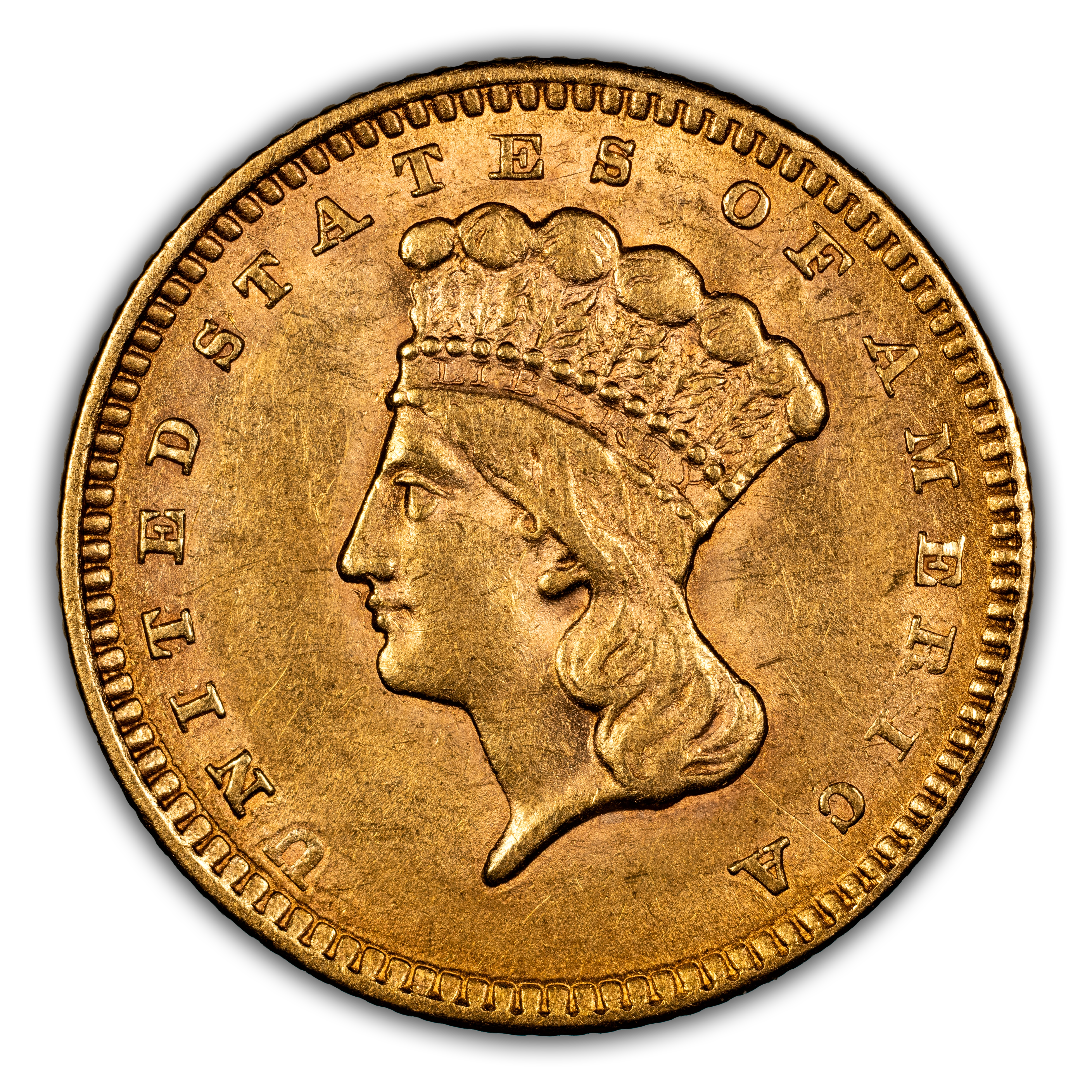 1858 G$1 MS