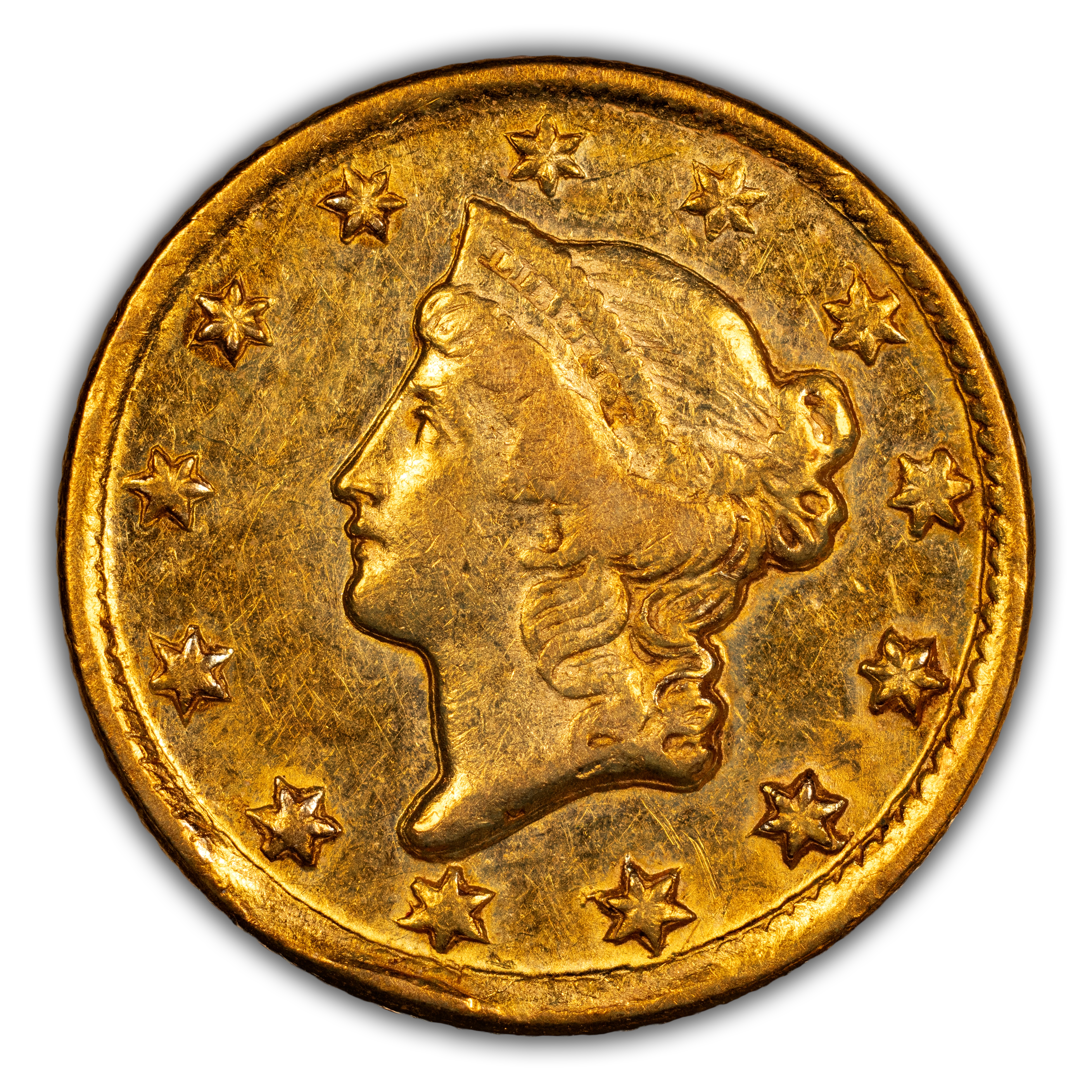 1850-D G$1 MS
