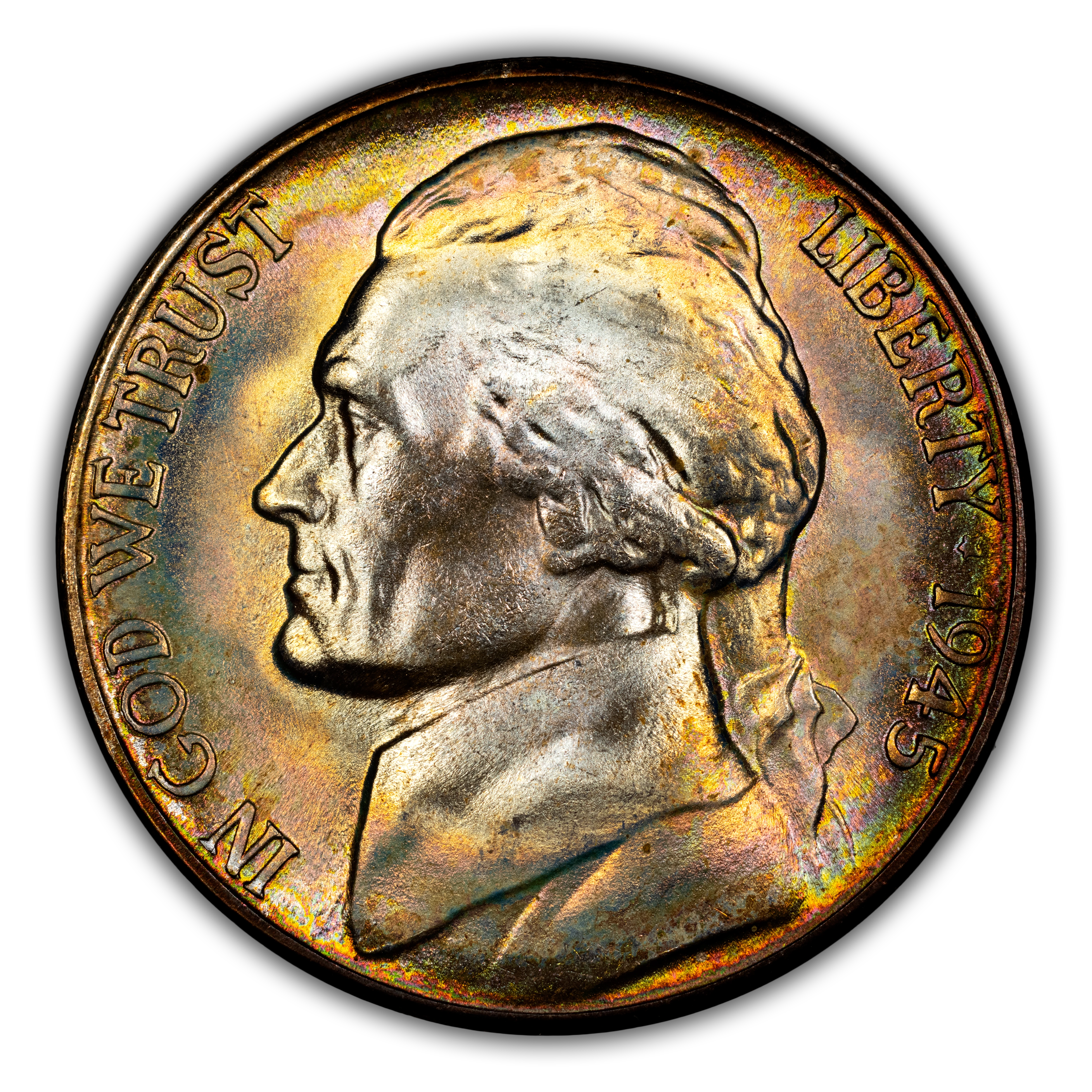 1945-S 5c Silver MS
