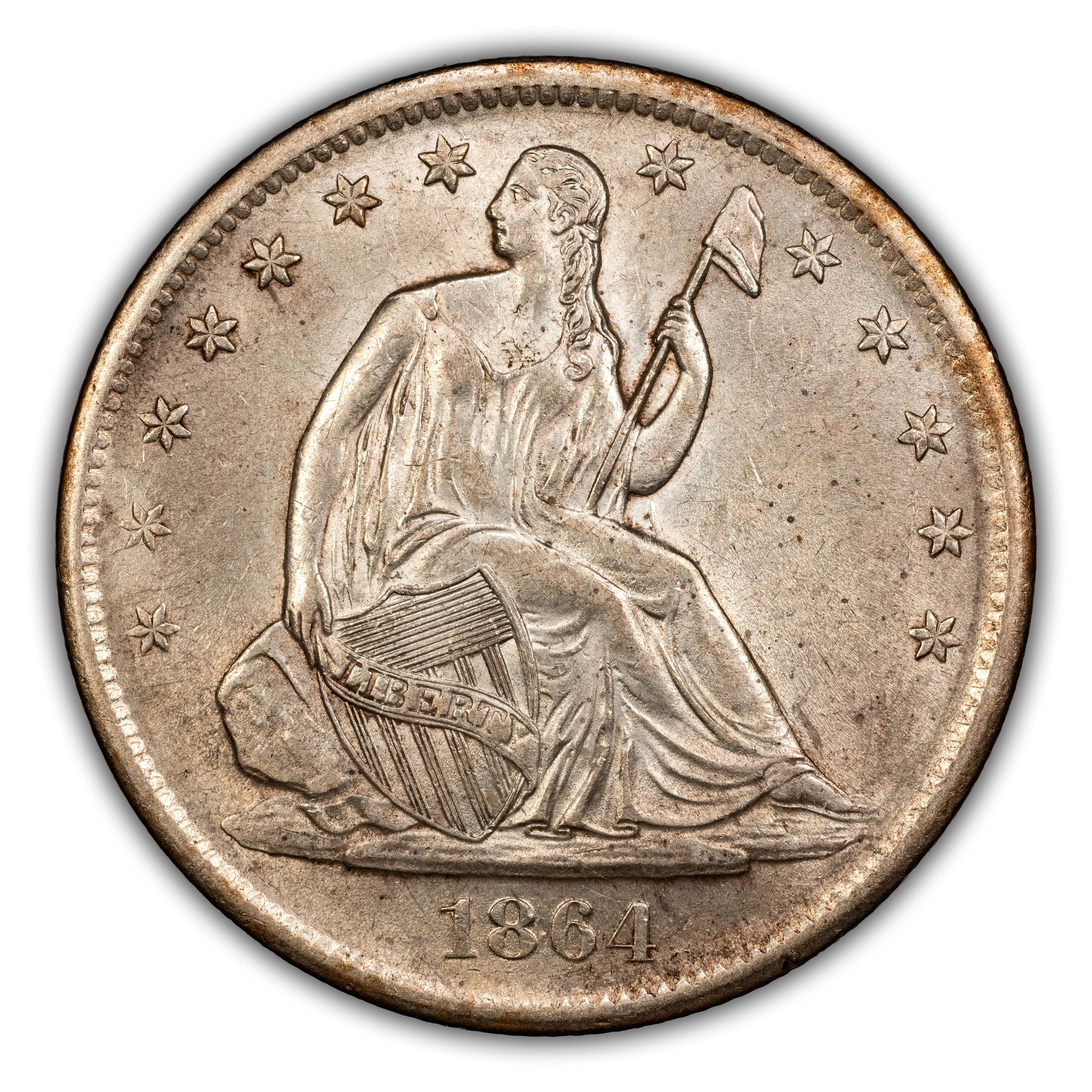 1864-S 50c MS