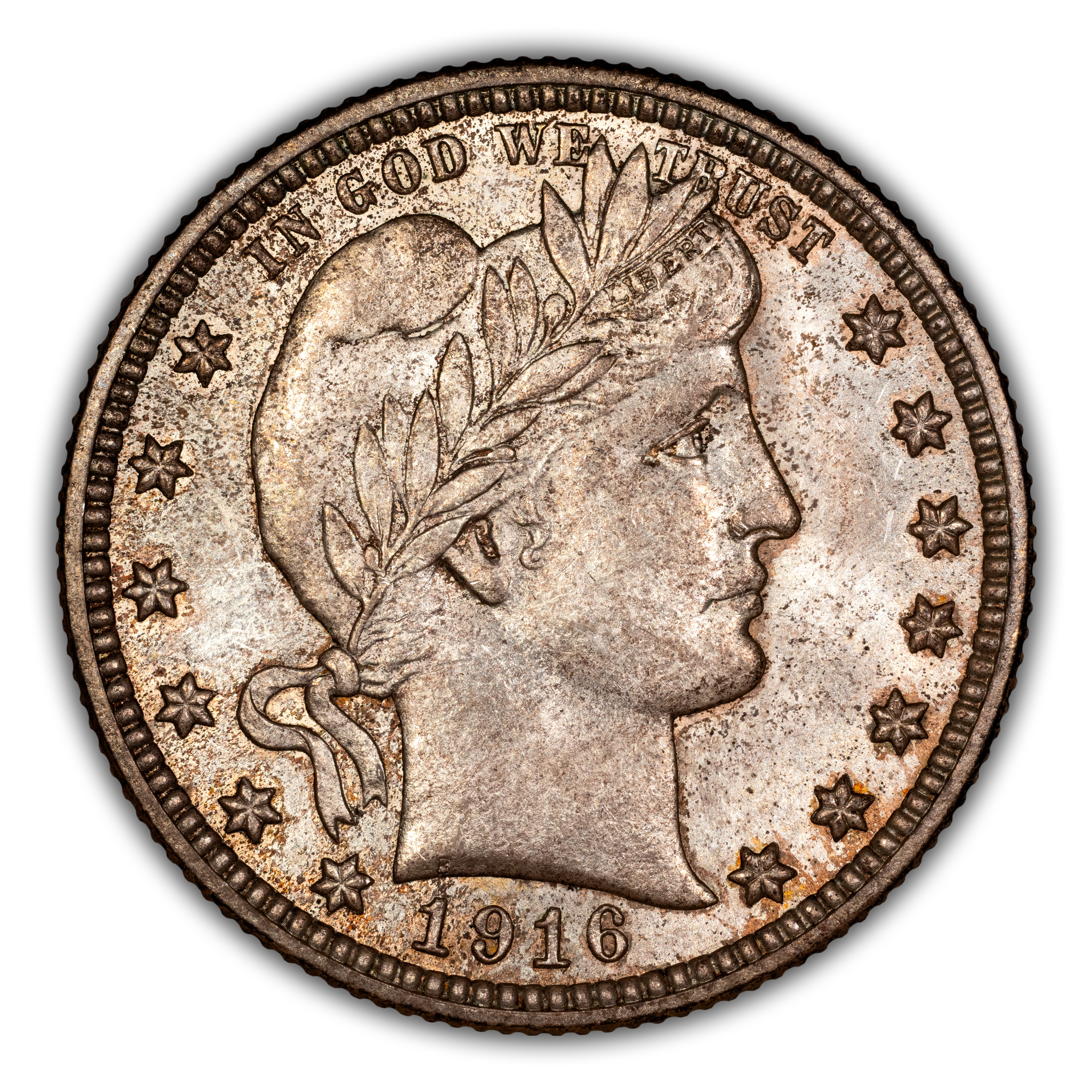 1916-D 25c Barber MS thumbnail 4