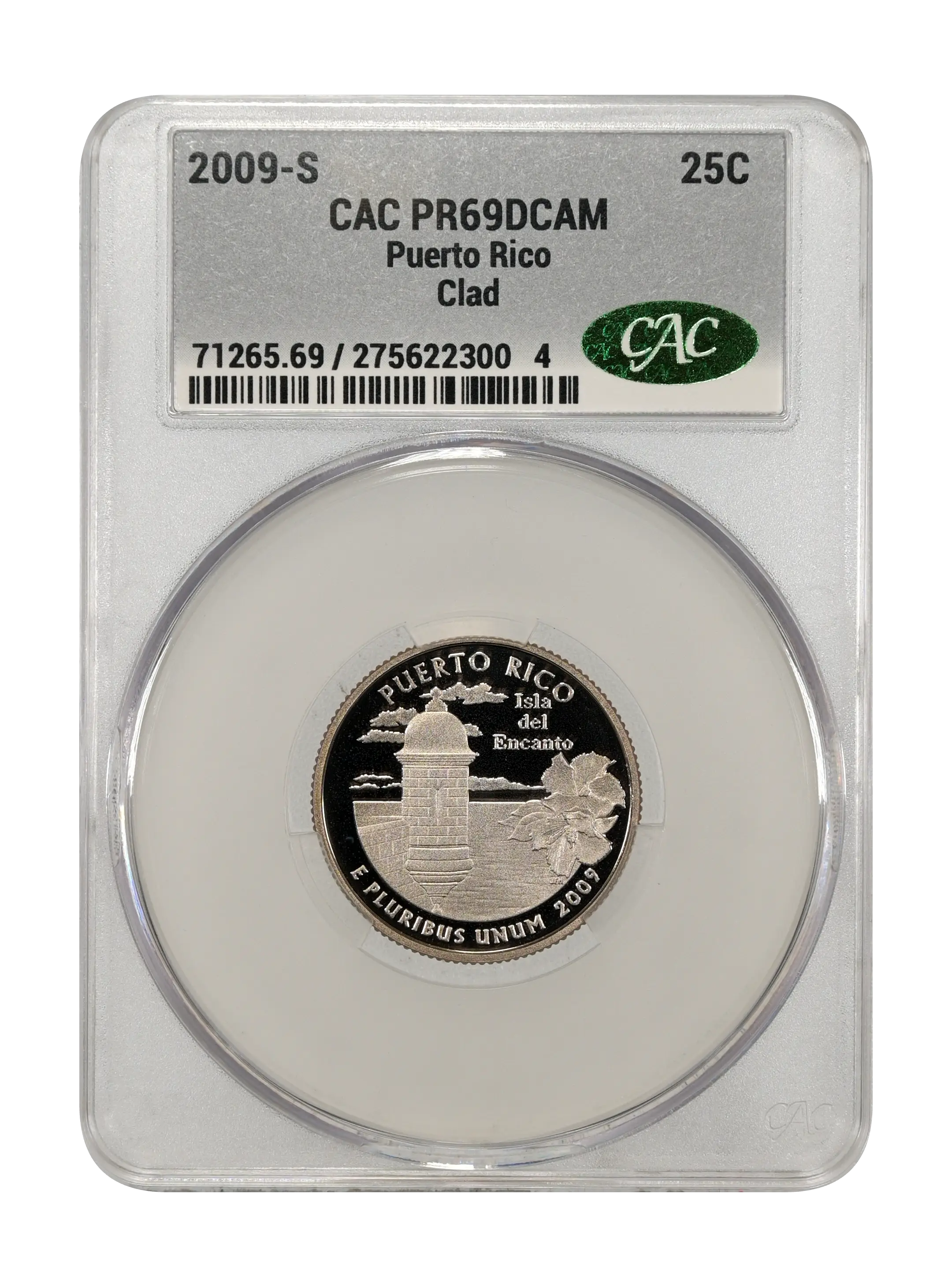 2009-S 25c Puerto Rico, Clad PR DCAM thumbnail 3