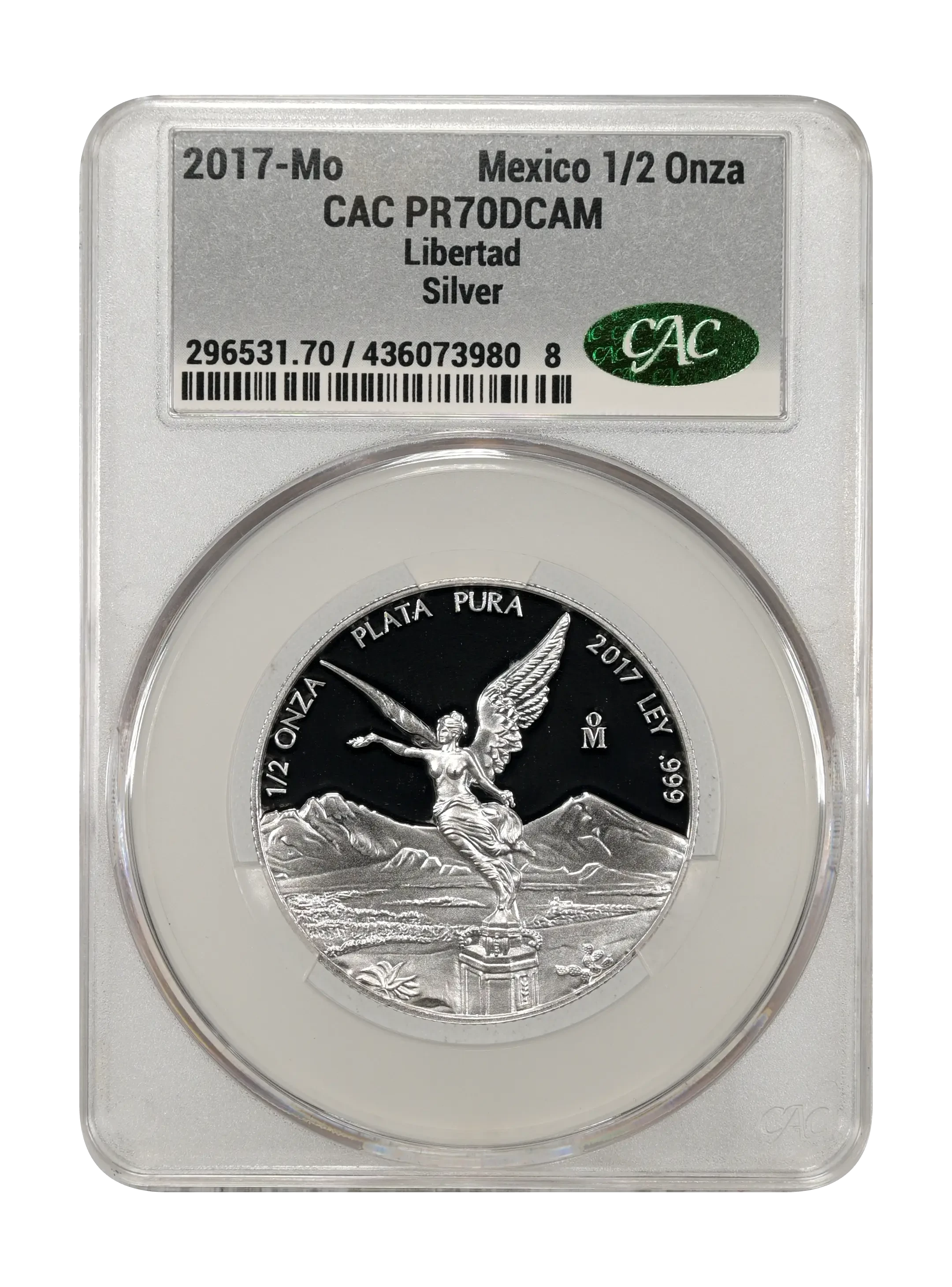 Mexico 2017 Silver 1/2 Onza Libertad, Proof Coin Values & Prices