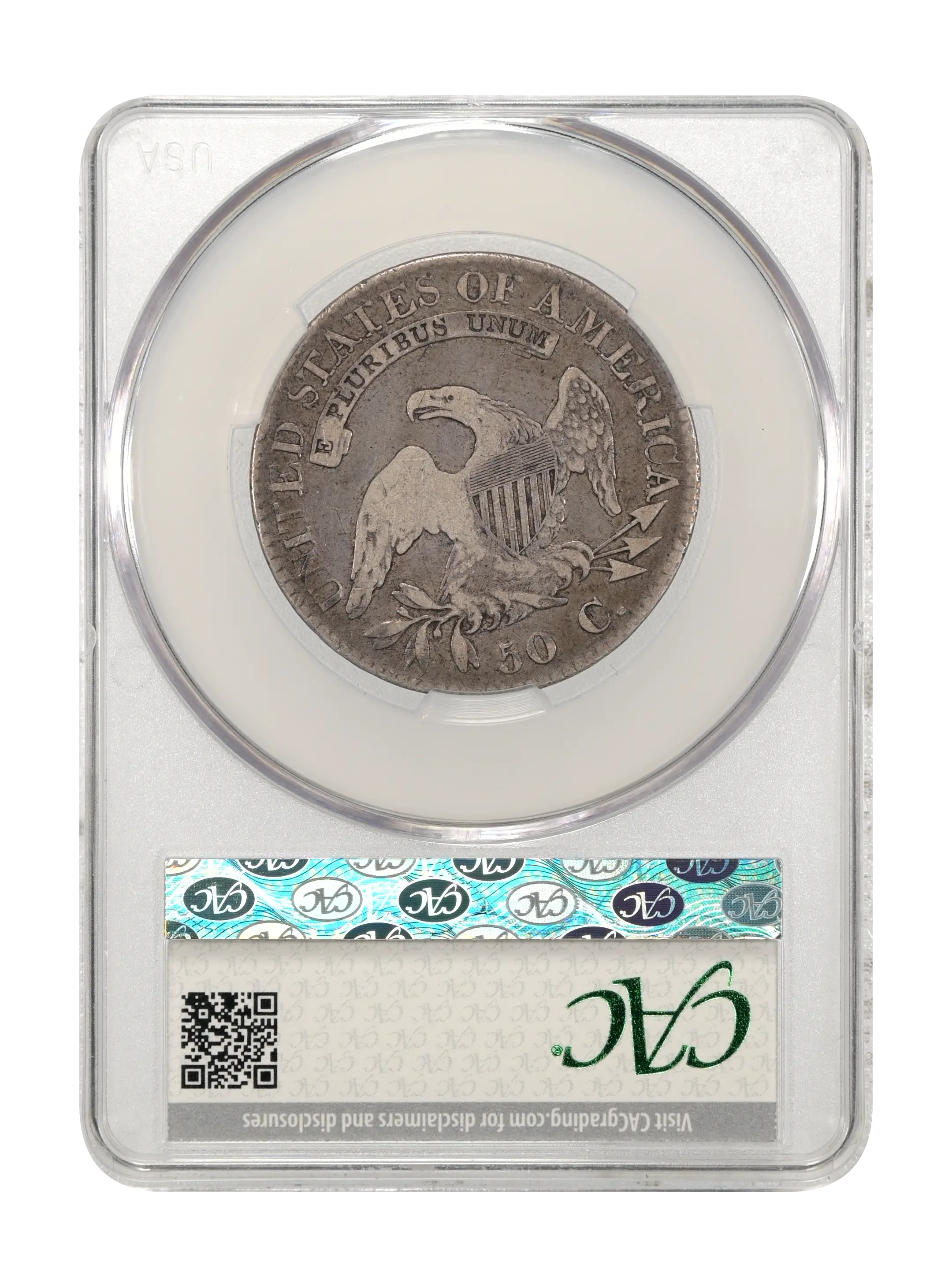 1823 50c Ugly 3, O-110a MS thumbnail 15