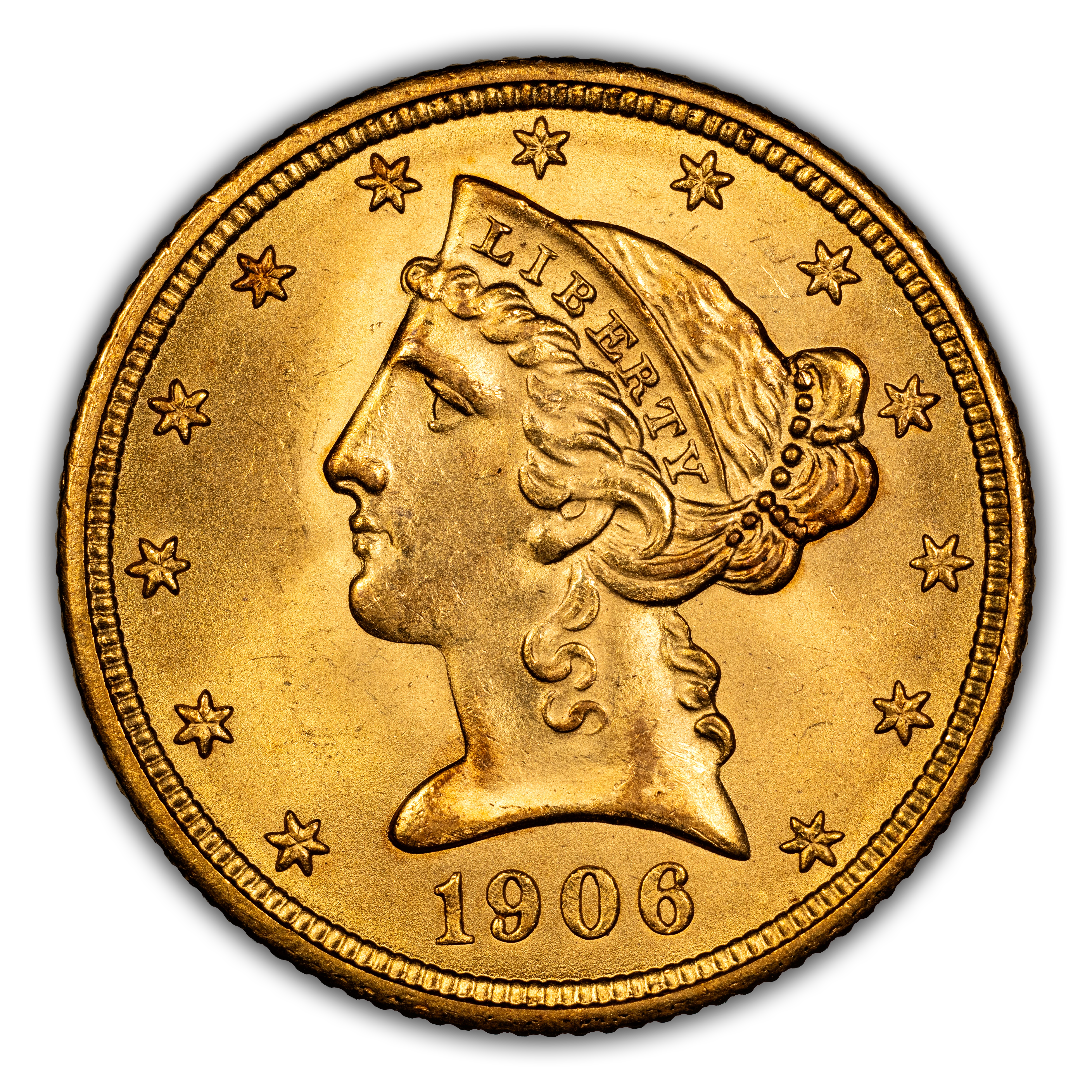 1906 $5 MS