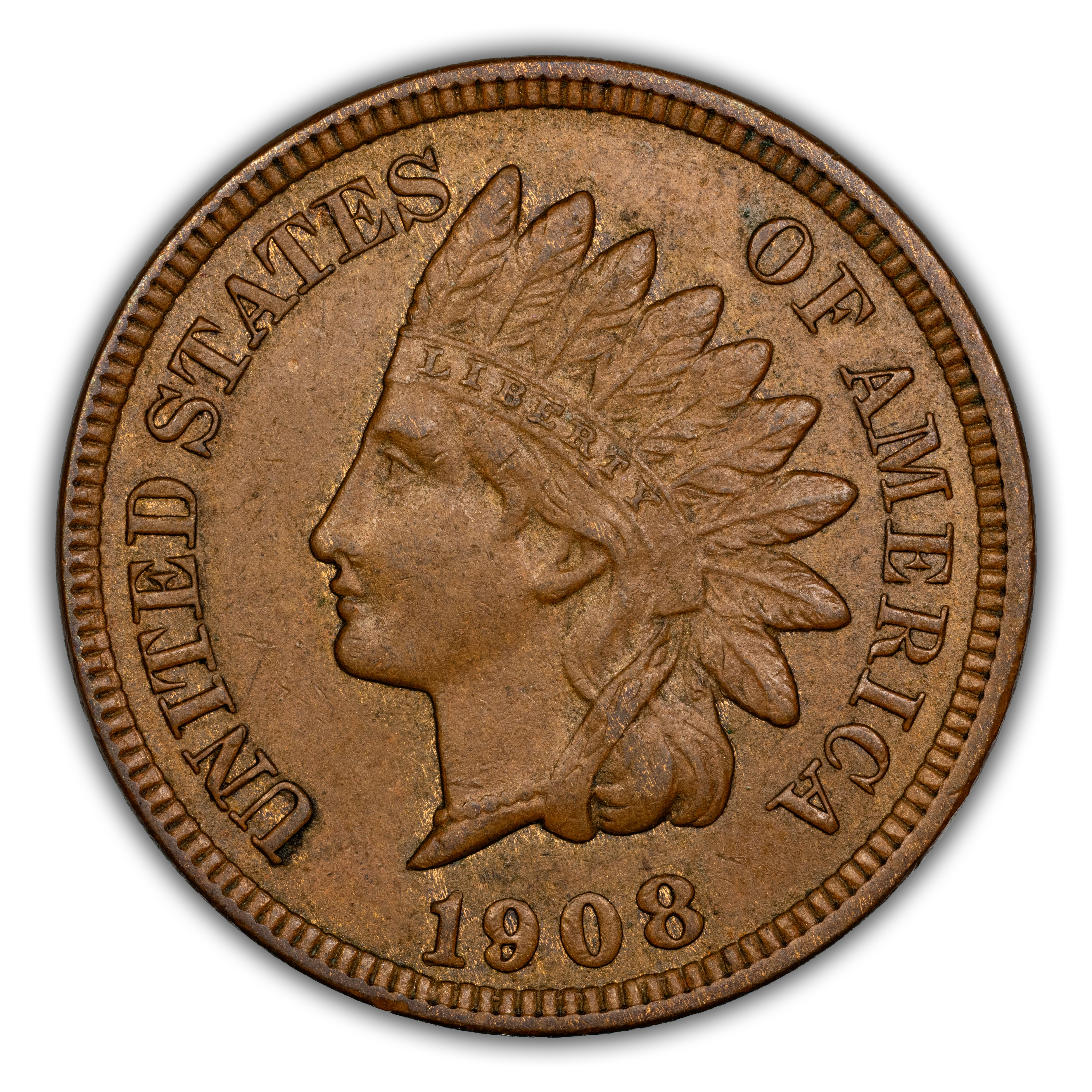 1908 1c MS BN