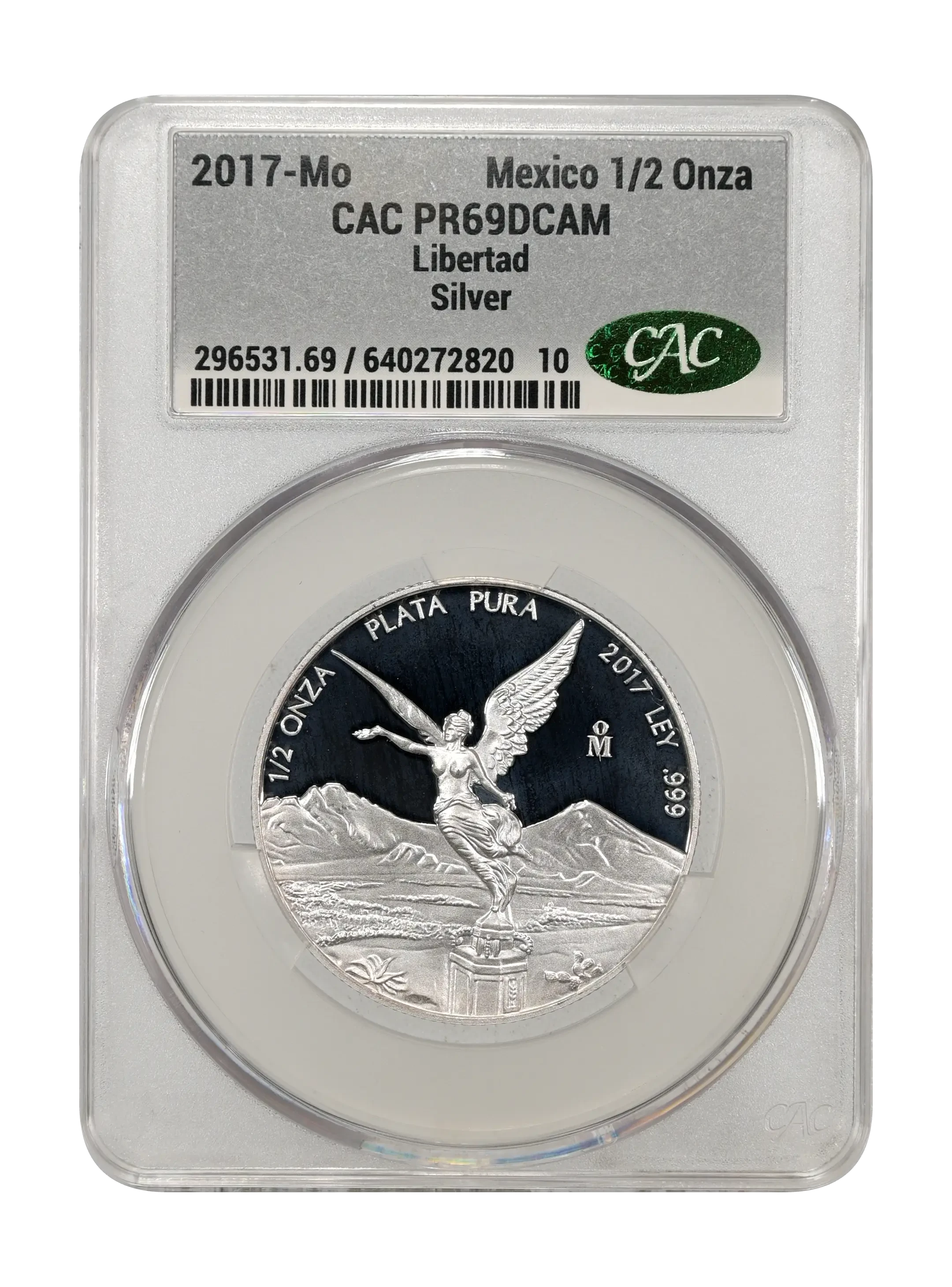 Mexico 1997 Silver 1/2 Onza Libertad, Proof Coin Values & Prices