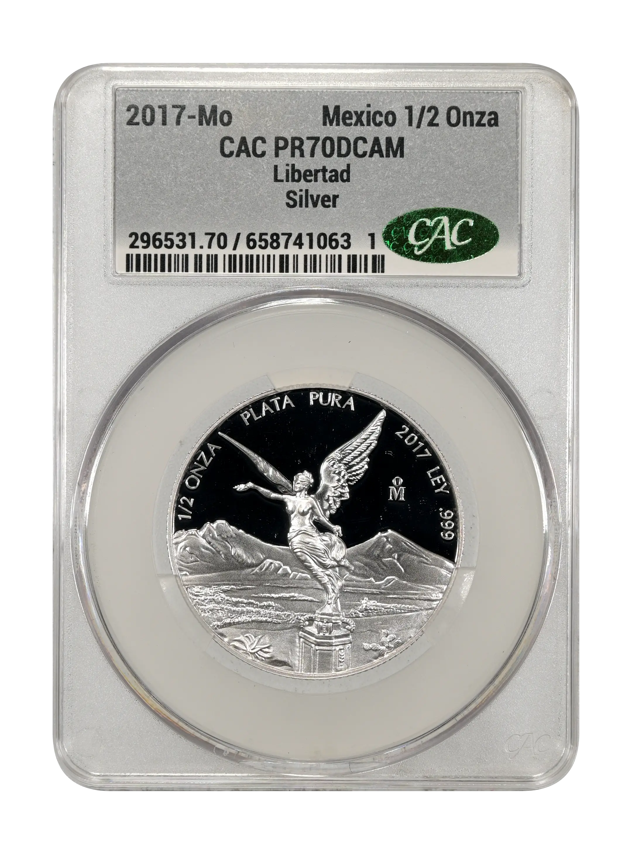 2017-Mo 1/2 Onza Libertad, Silver PR DCAM