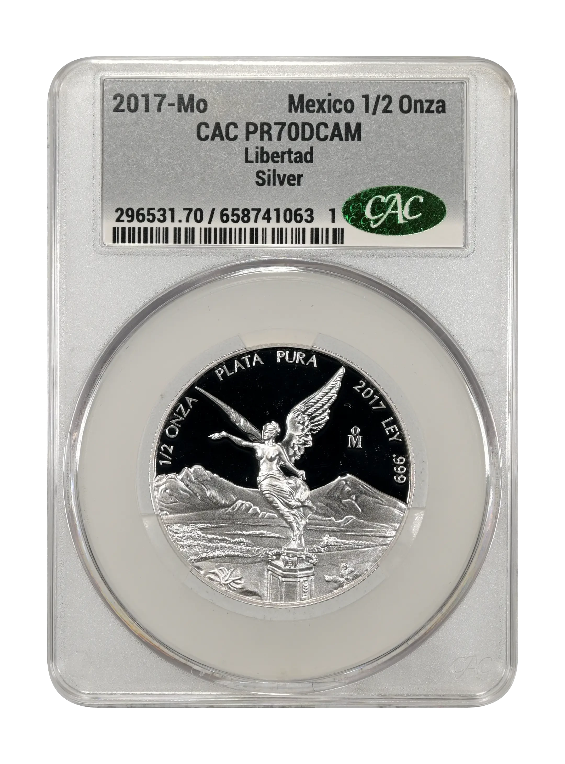 Mexico 2017 Silver 1/2 Onza Libertad, Proof Coin Values & Prices