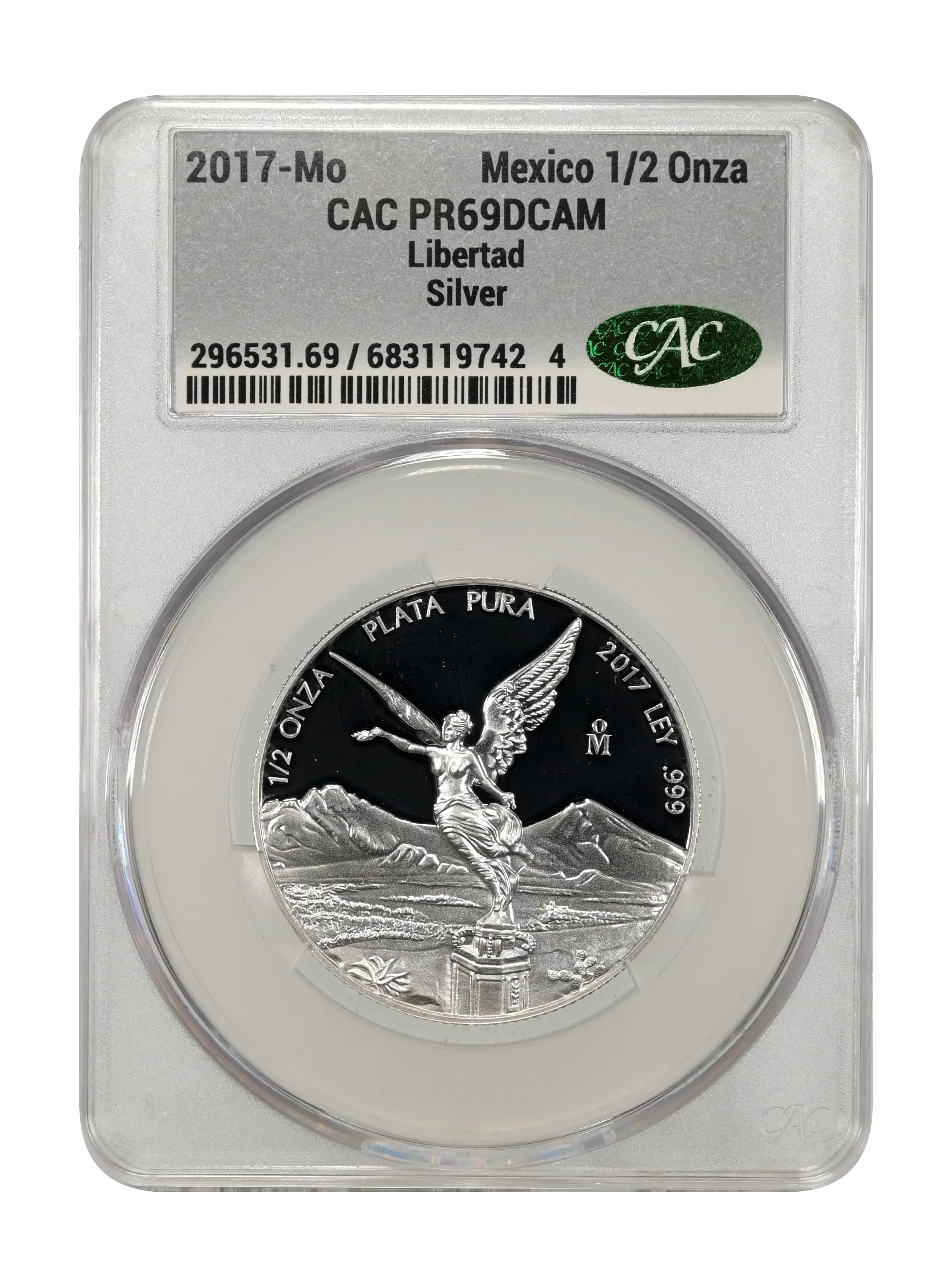 Mexico 2017 Silver 1/2 Onza Libertad, Proof Coin Values & Prices