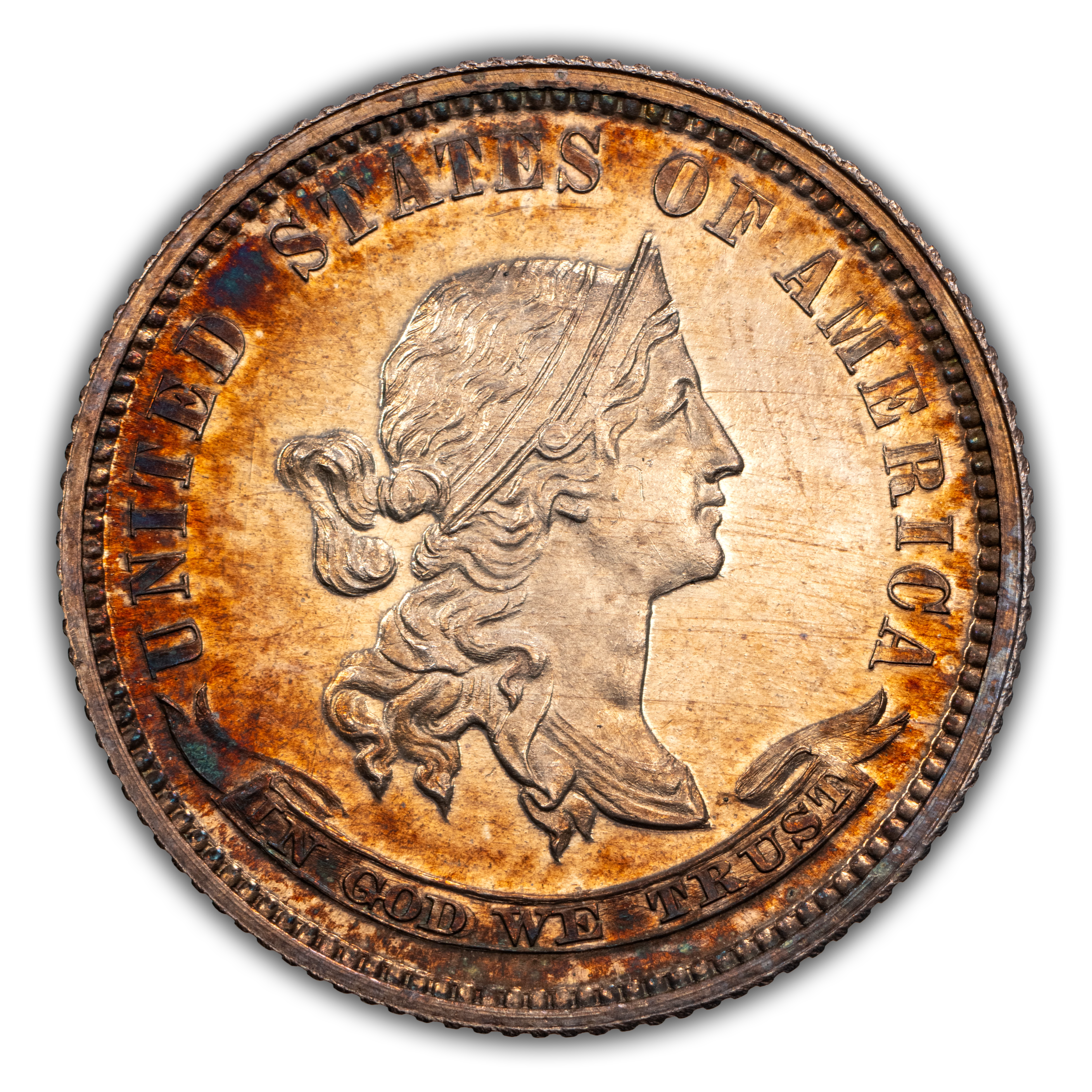 1870 P10c Silver, J-843 PR