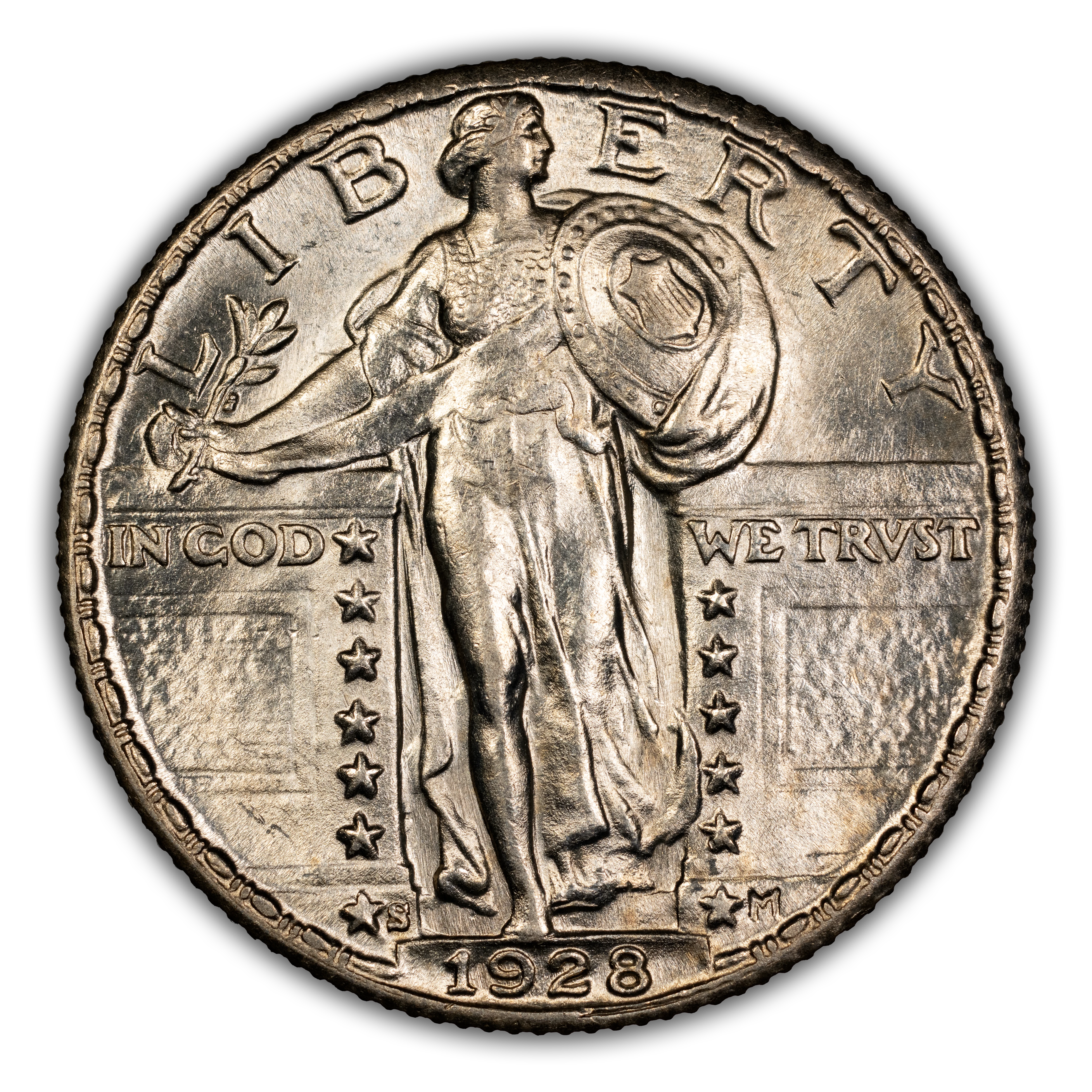 1928-S 25c Large S MS FH thumbnail 2