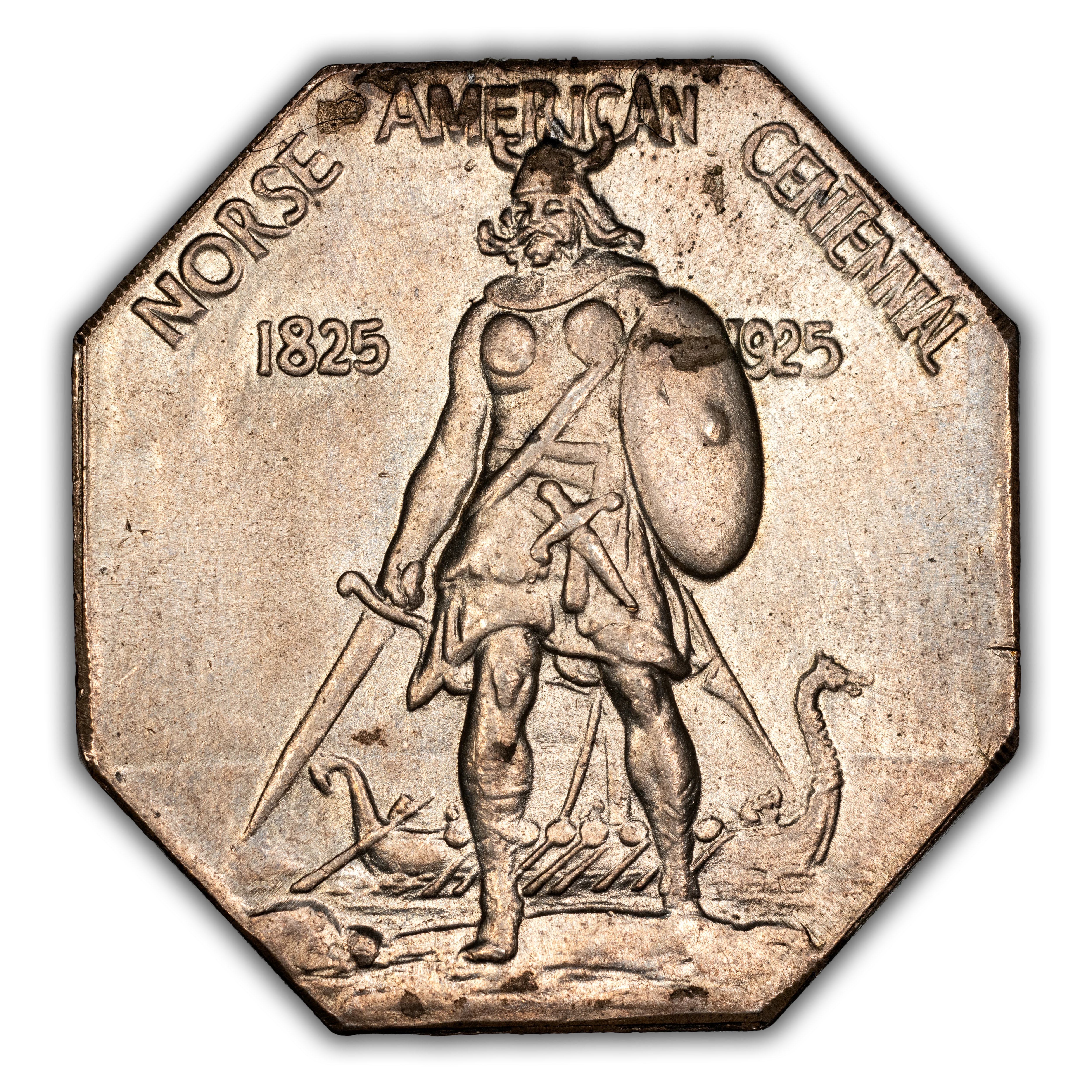 1925 Medal Norse American, Thick MS thumbnail 2