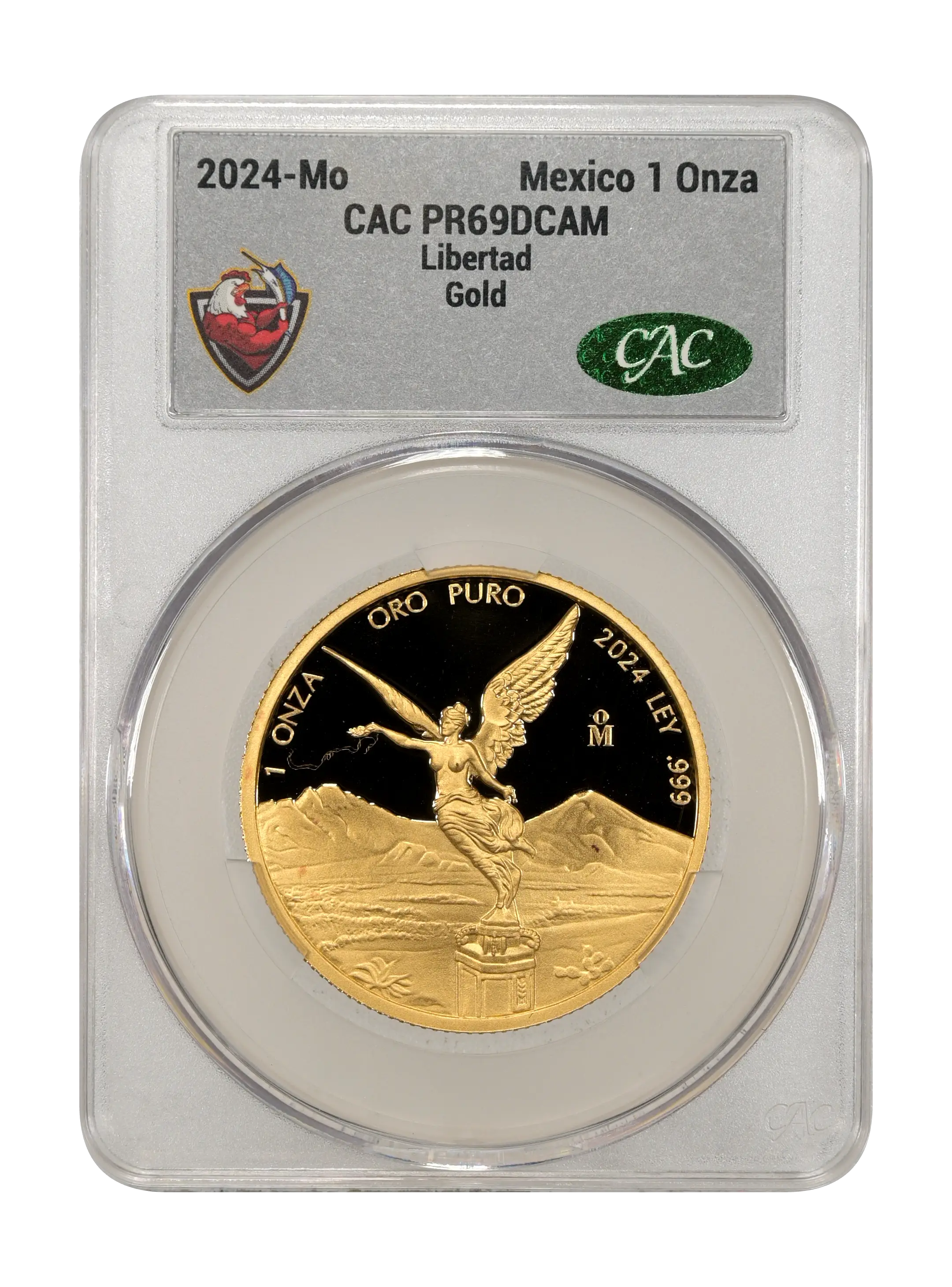 2024-Mo 1 Onza Libertad, Gold PR DCAM