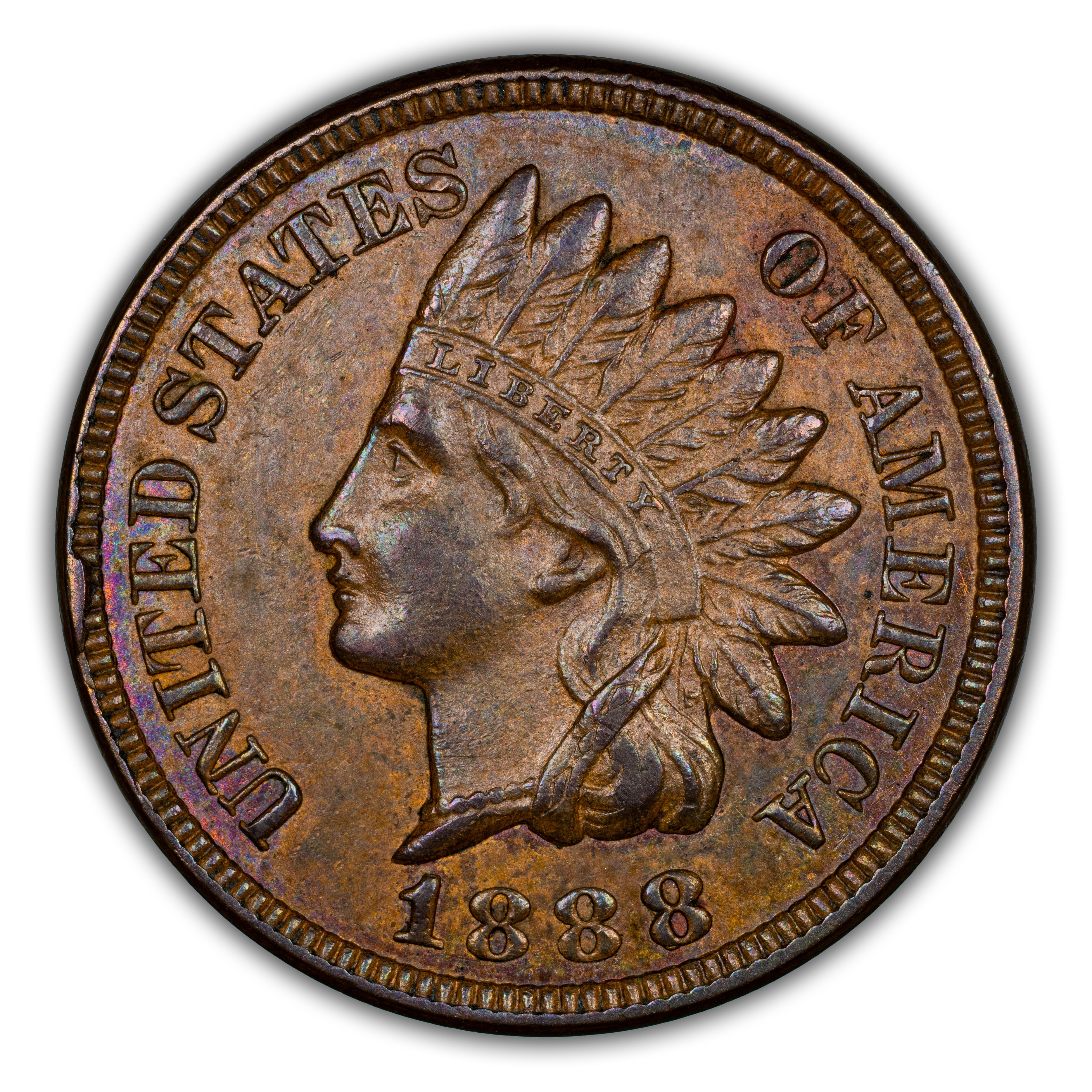 1888/7 1c Overdate, FS-301, S-1 MS BN