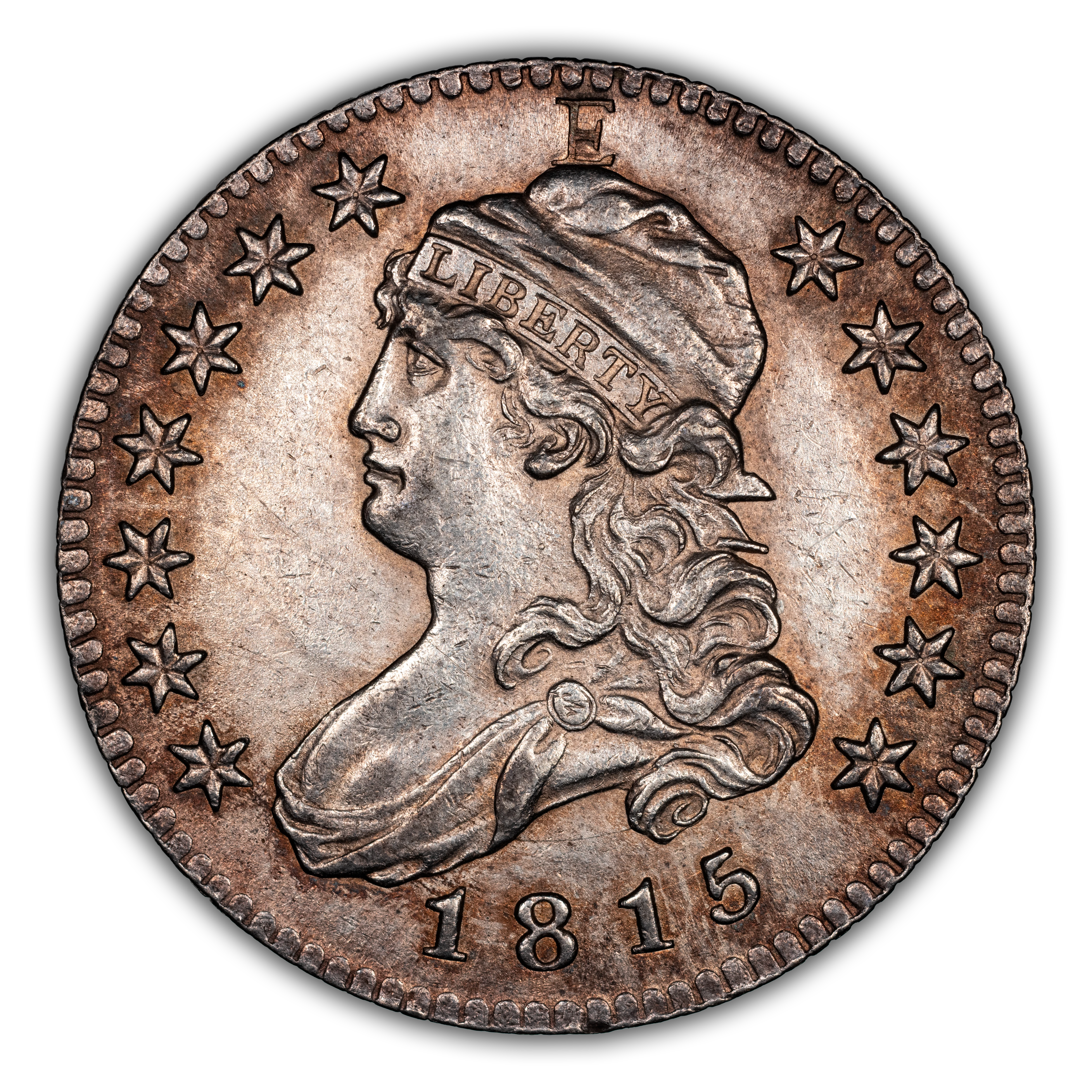 1815 25c Counterstamp 'E', B-1 MS