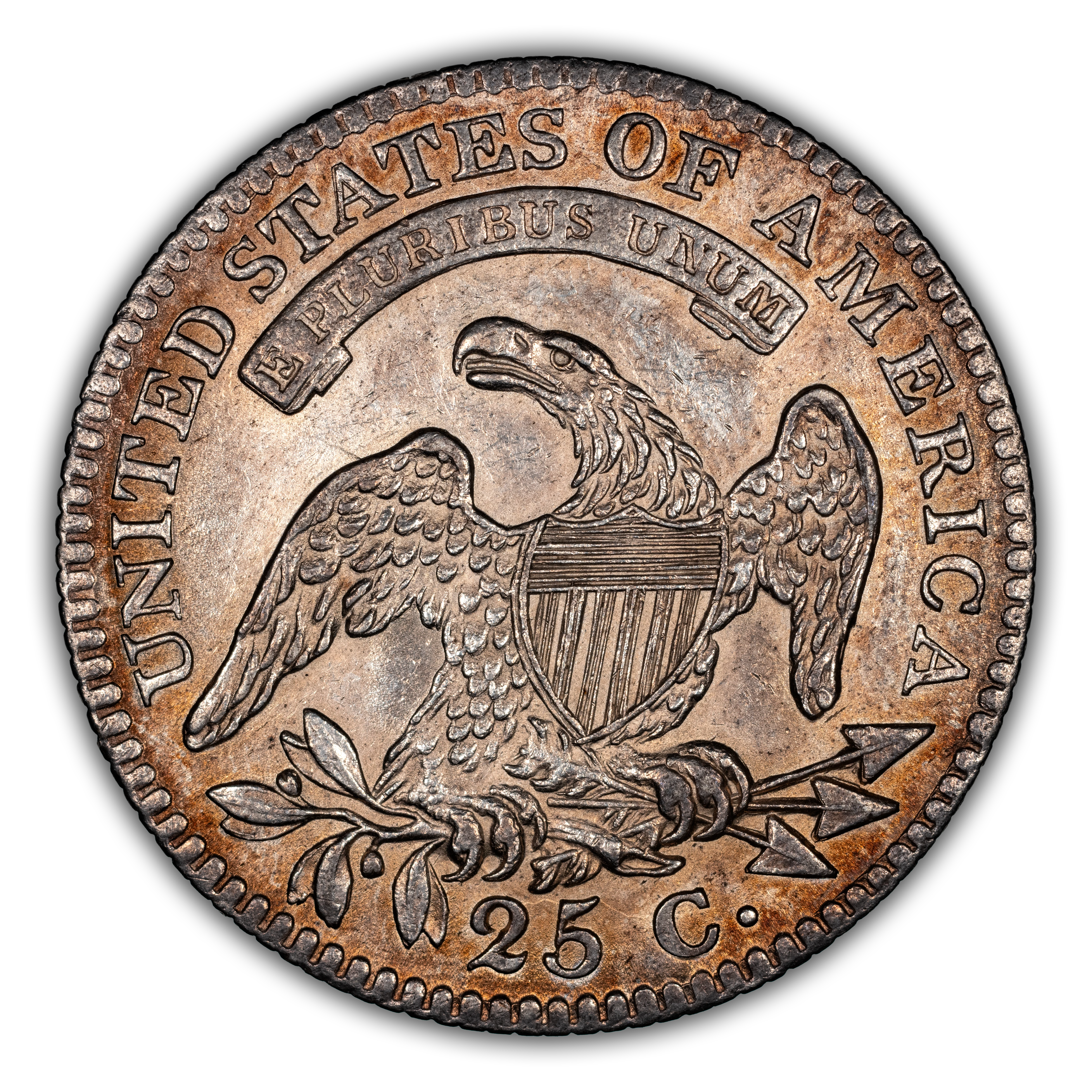 1815 25c Counterstamp 'E', B-1 MS thumbnail 3