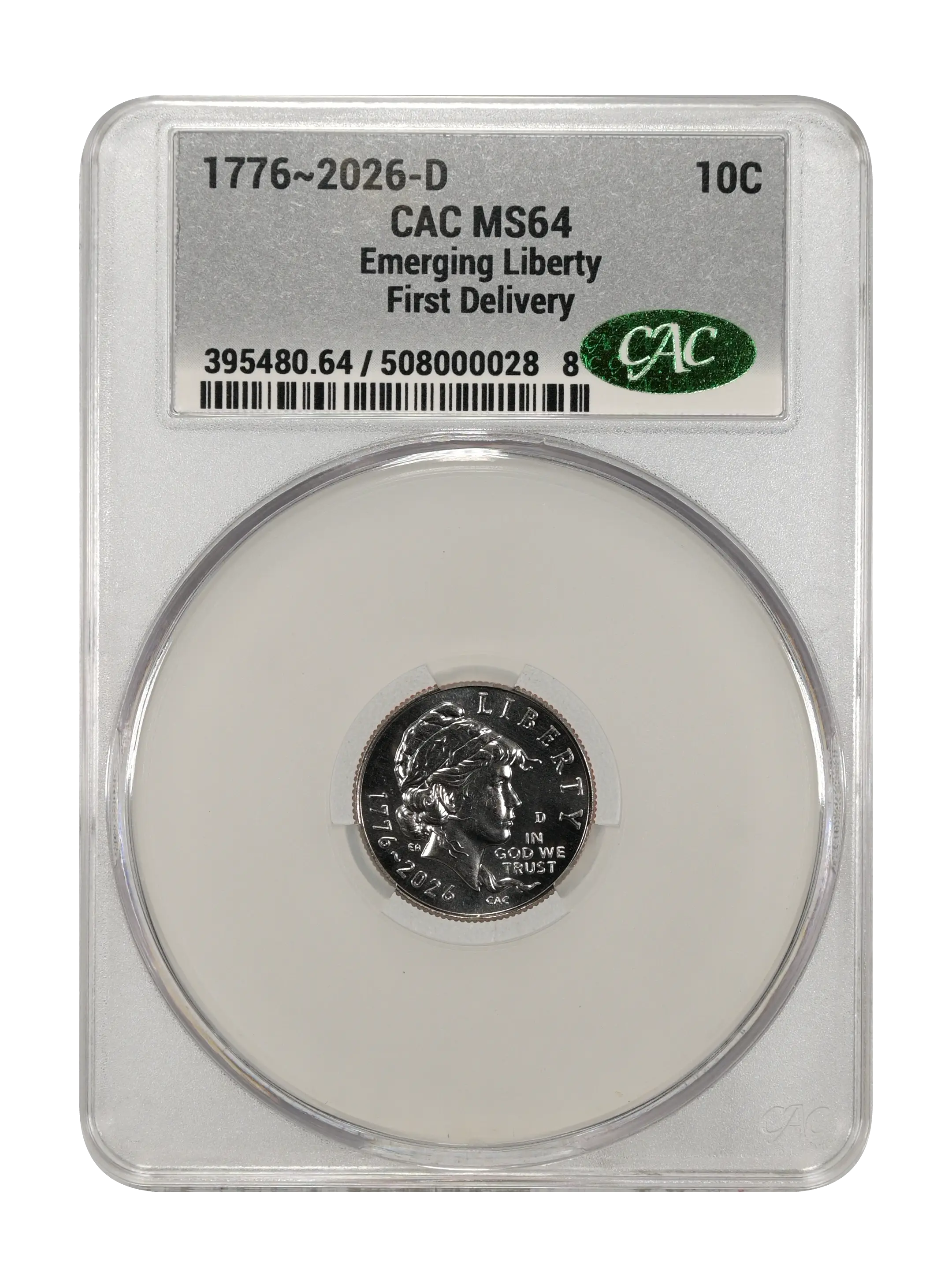 1776~2026-D 10c Emerging Liberty MS thumbnail 14
