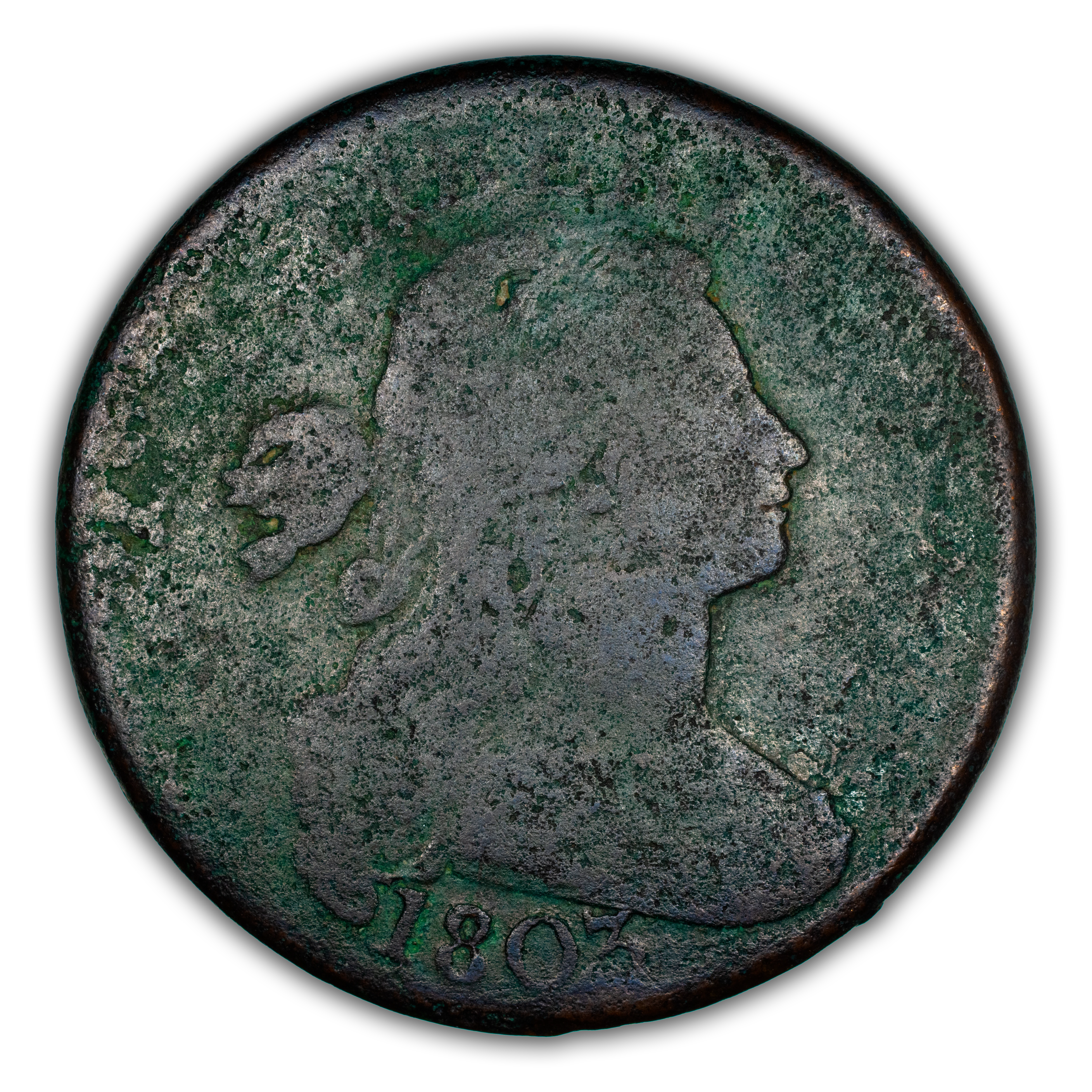 1803 1c Large Date, Small Fraction MS BN