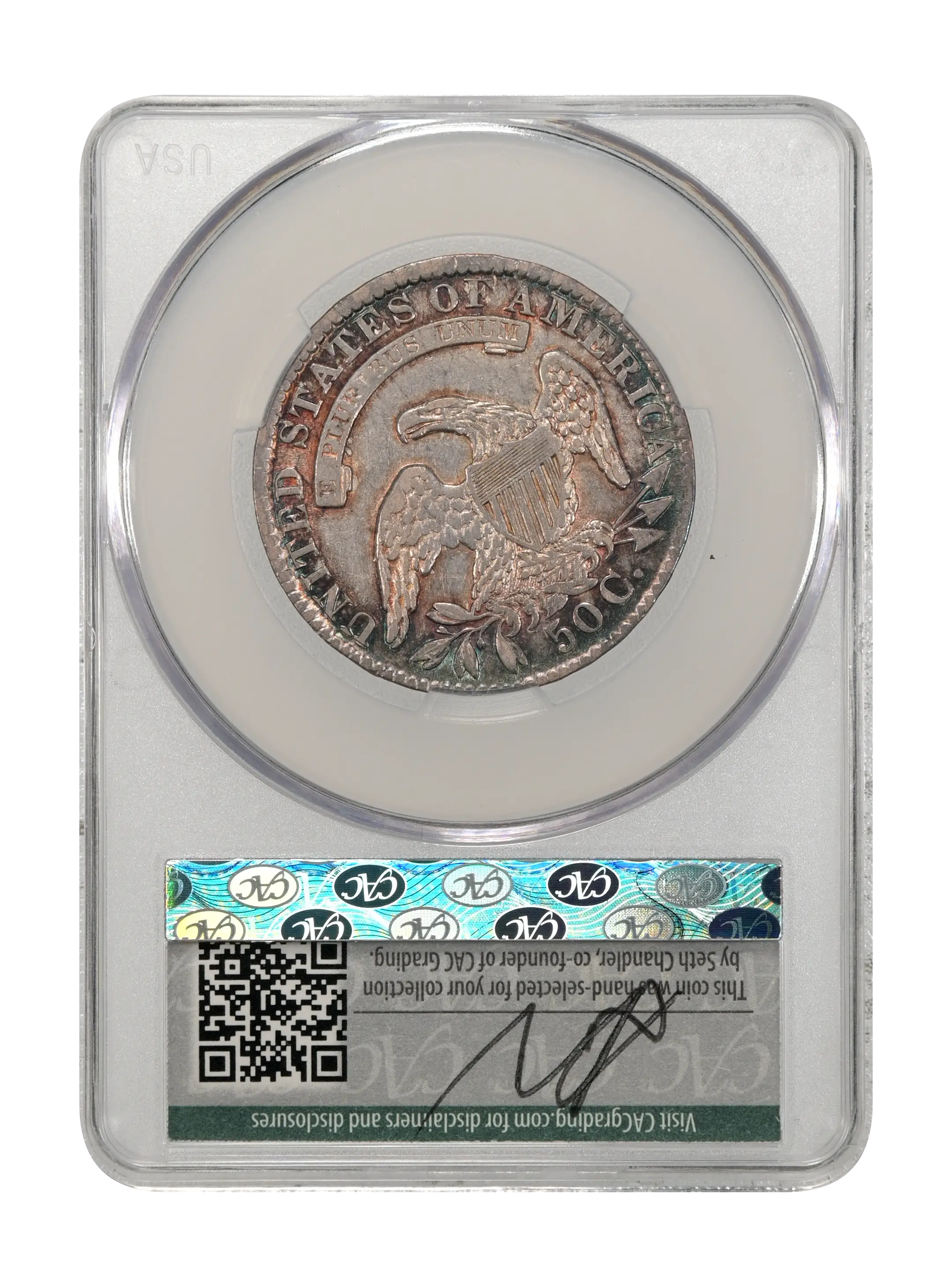 1834 50c Large Date, Large Letters, O-102 MS thumbnail 18