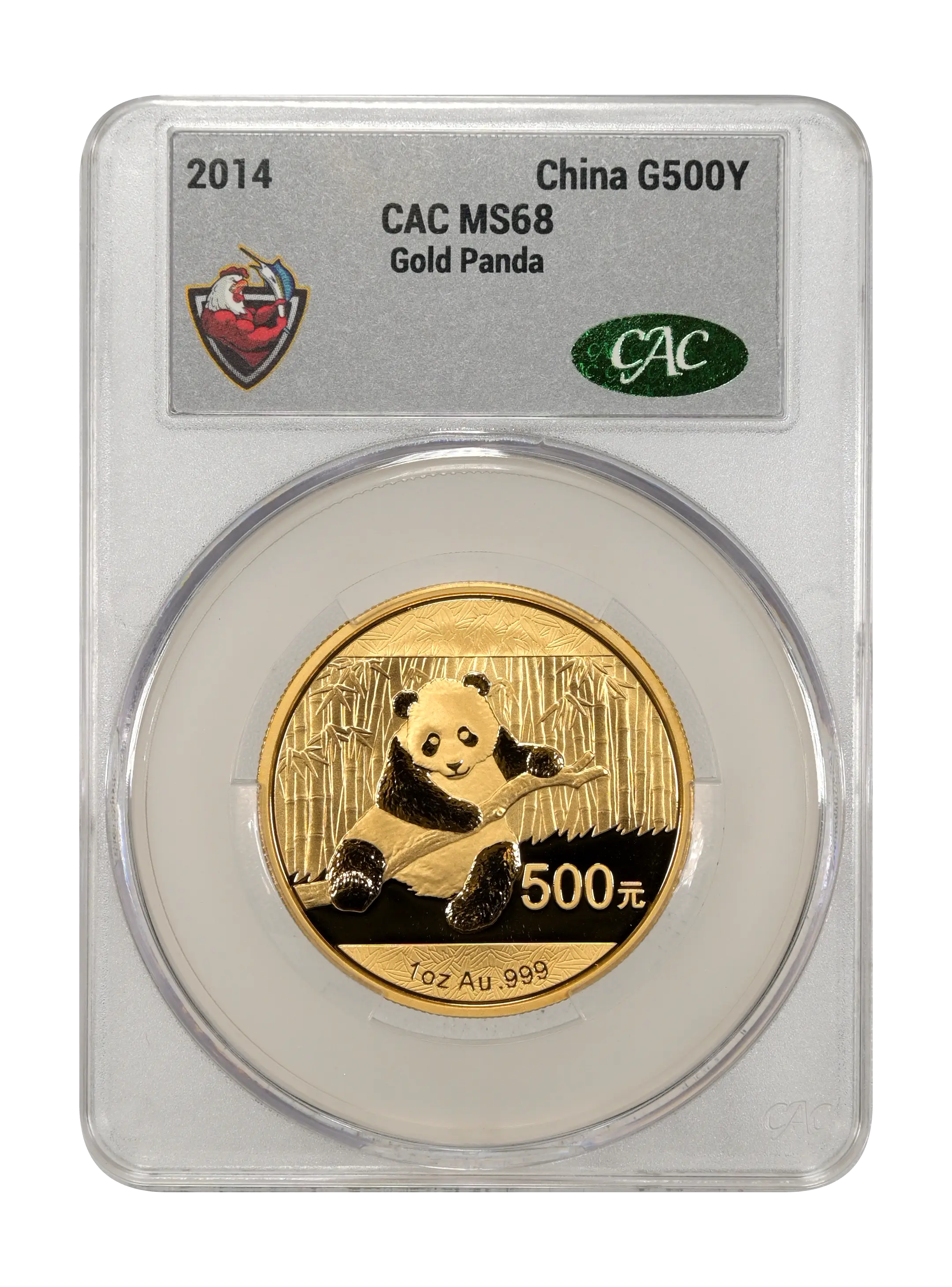 2014 G500Y 1oz Gold, Panda MS