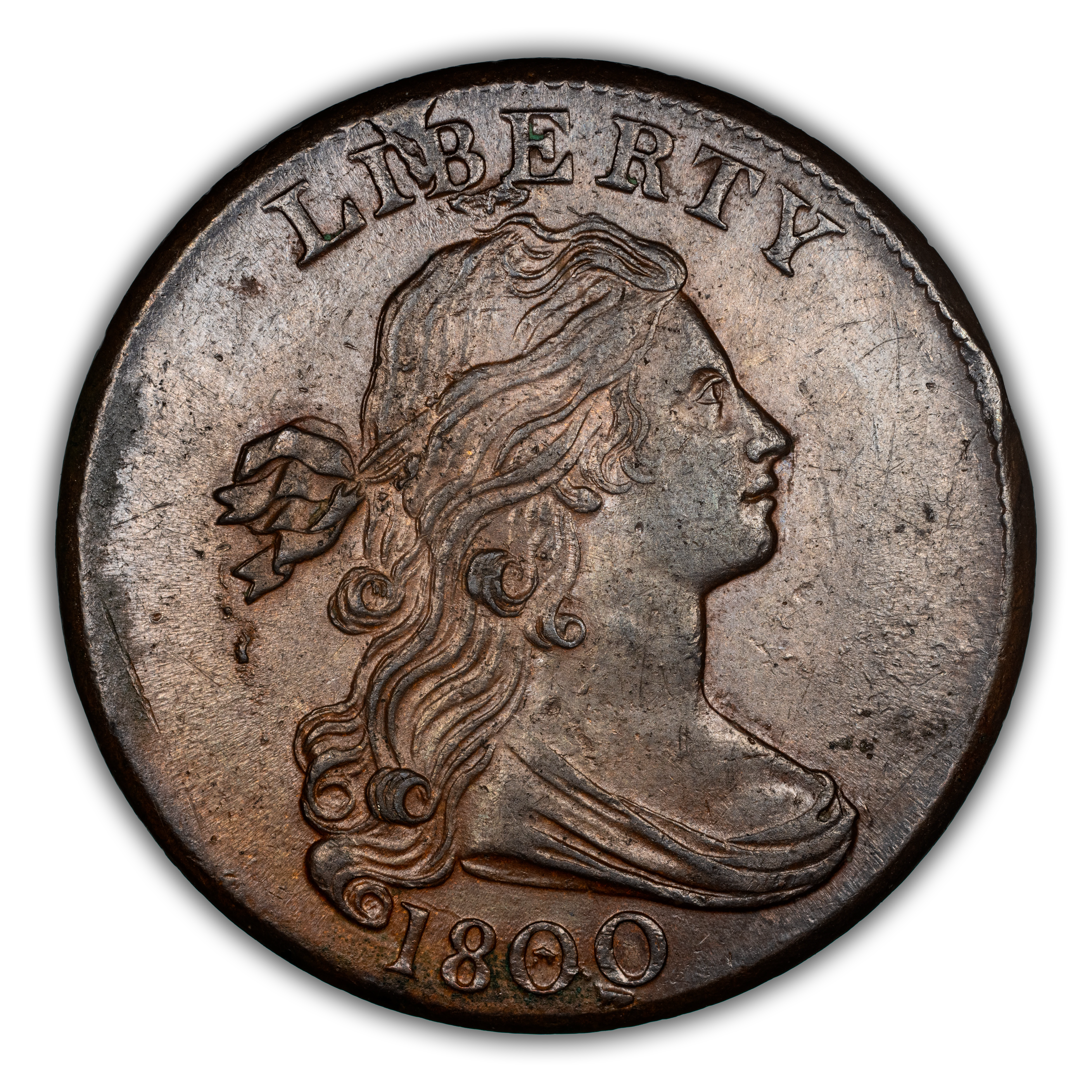 1800 1c Normal Date MS BN