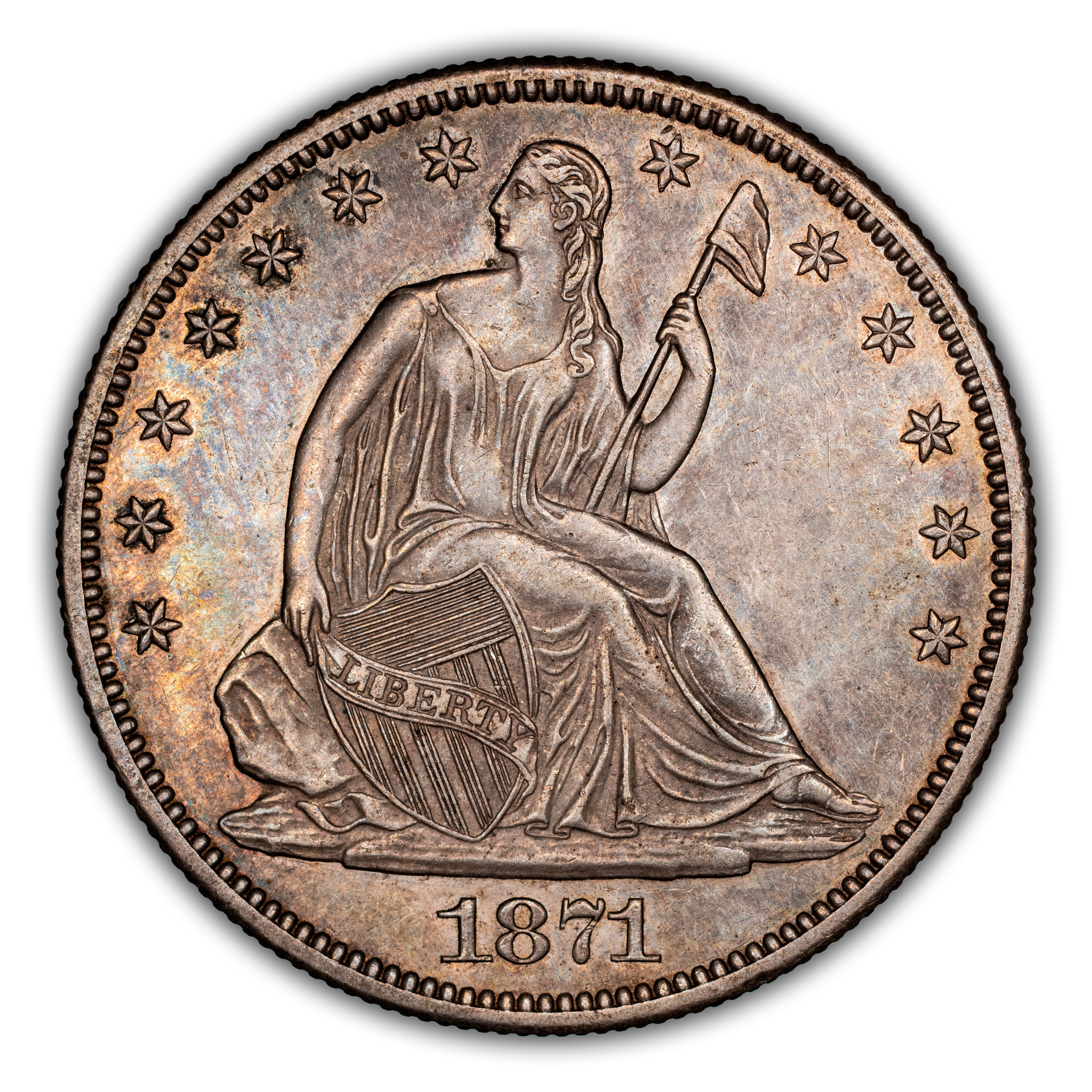 1871-CC 50c MS