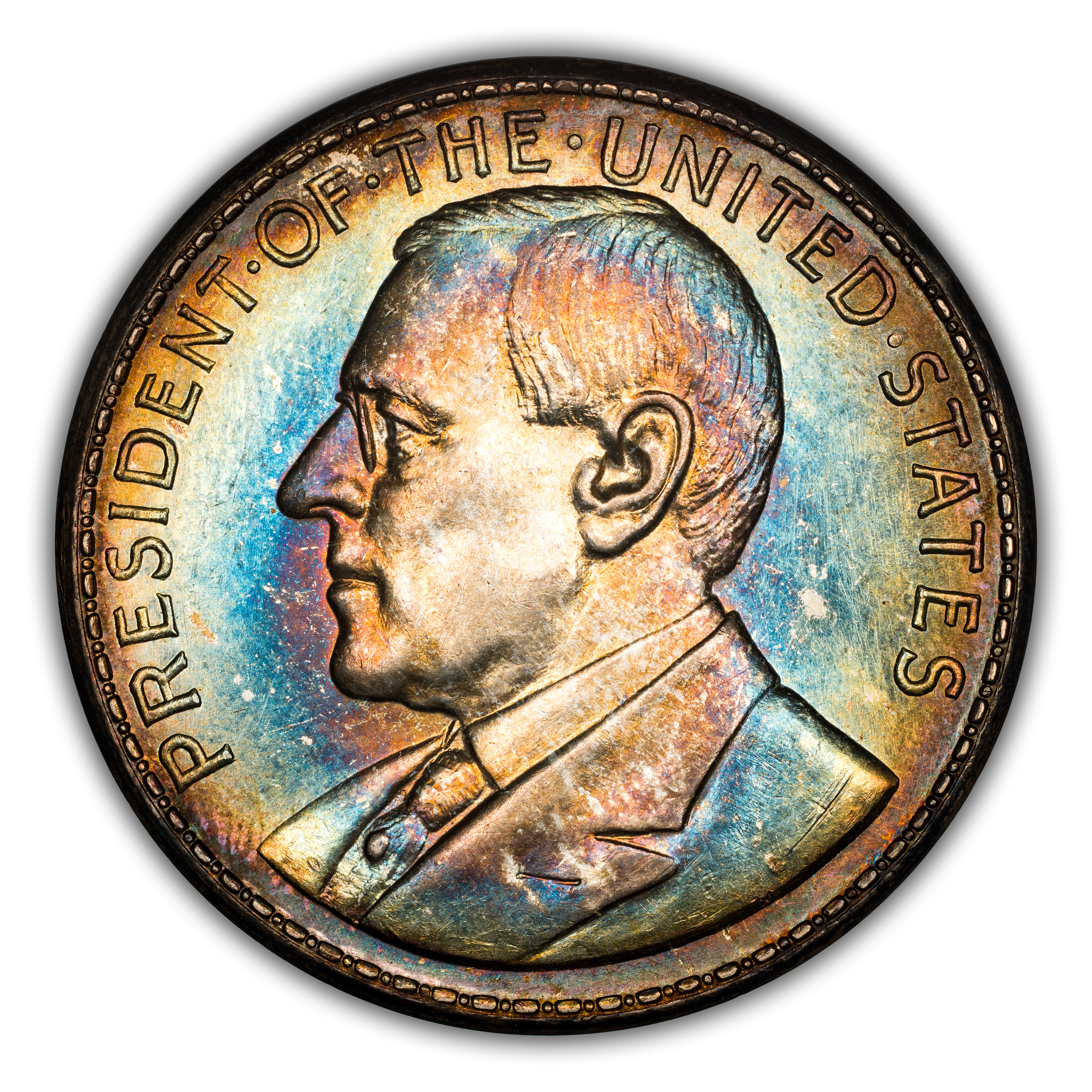 1920 SC$1 Wilson Dollar, Opening of Manila Mint, Silver, HK-449 MS
