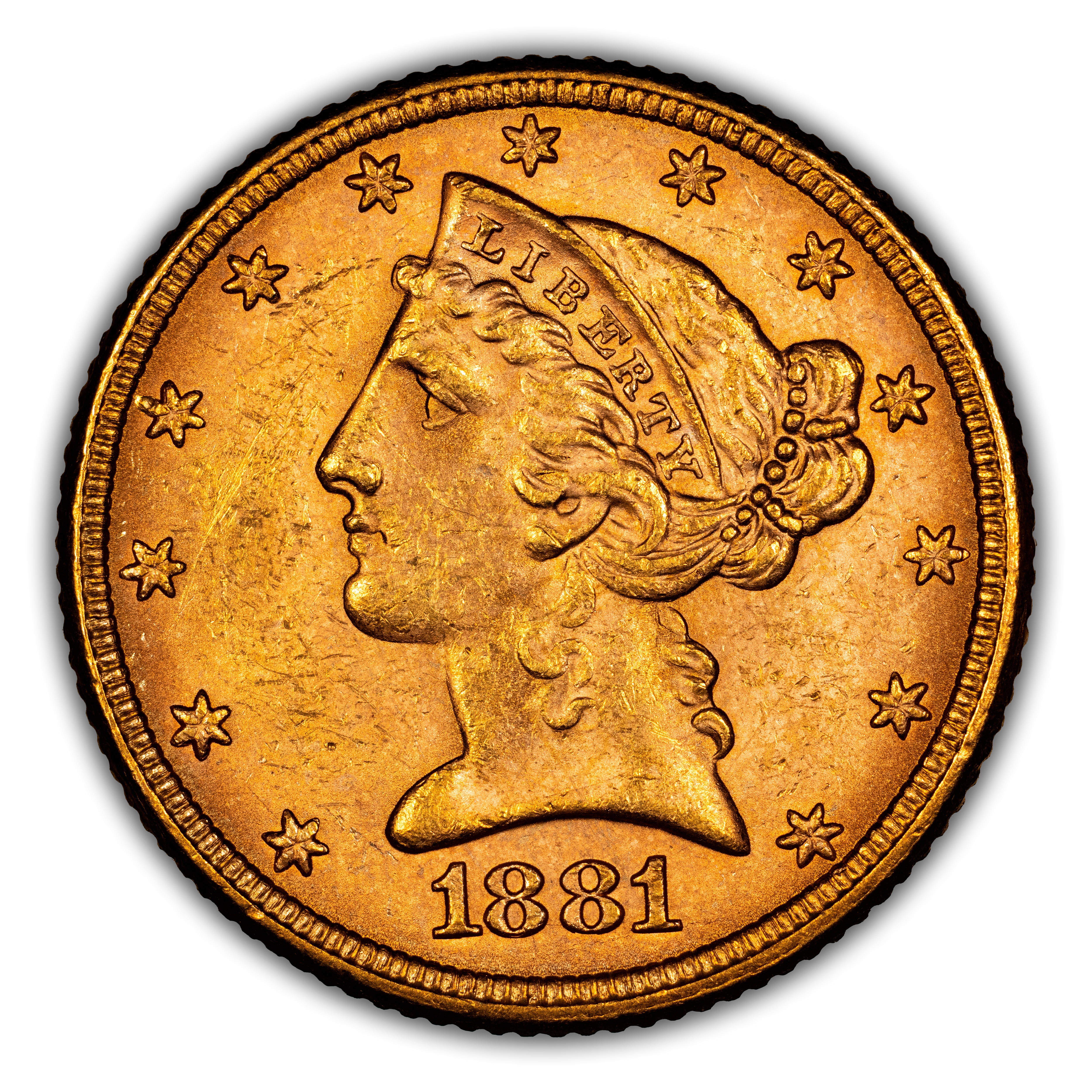 1881 $5 MS