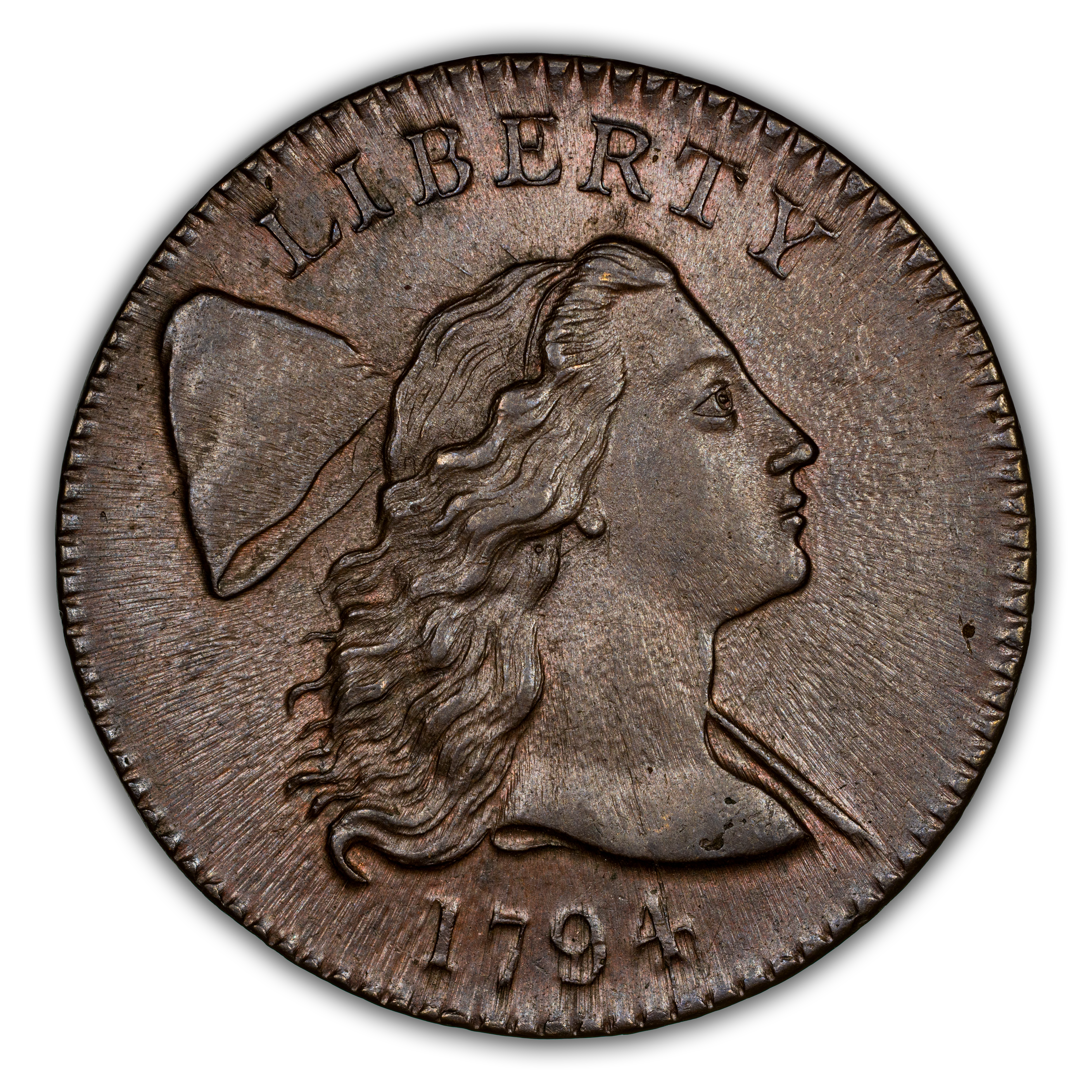 1794 1c Head of 1794, S-22 MS BN