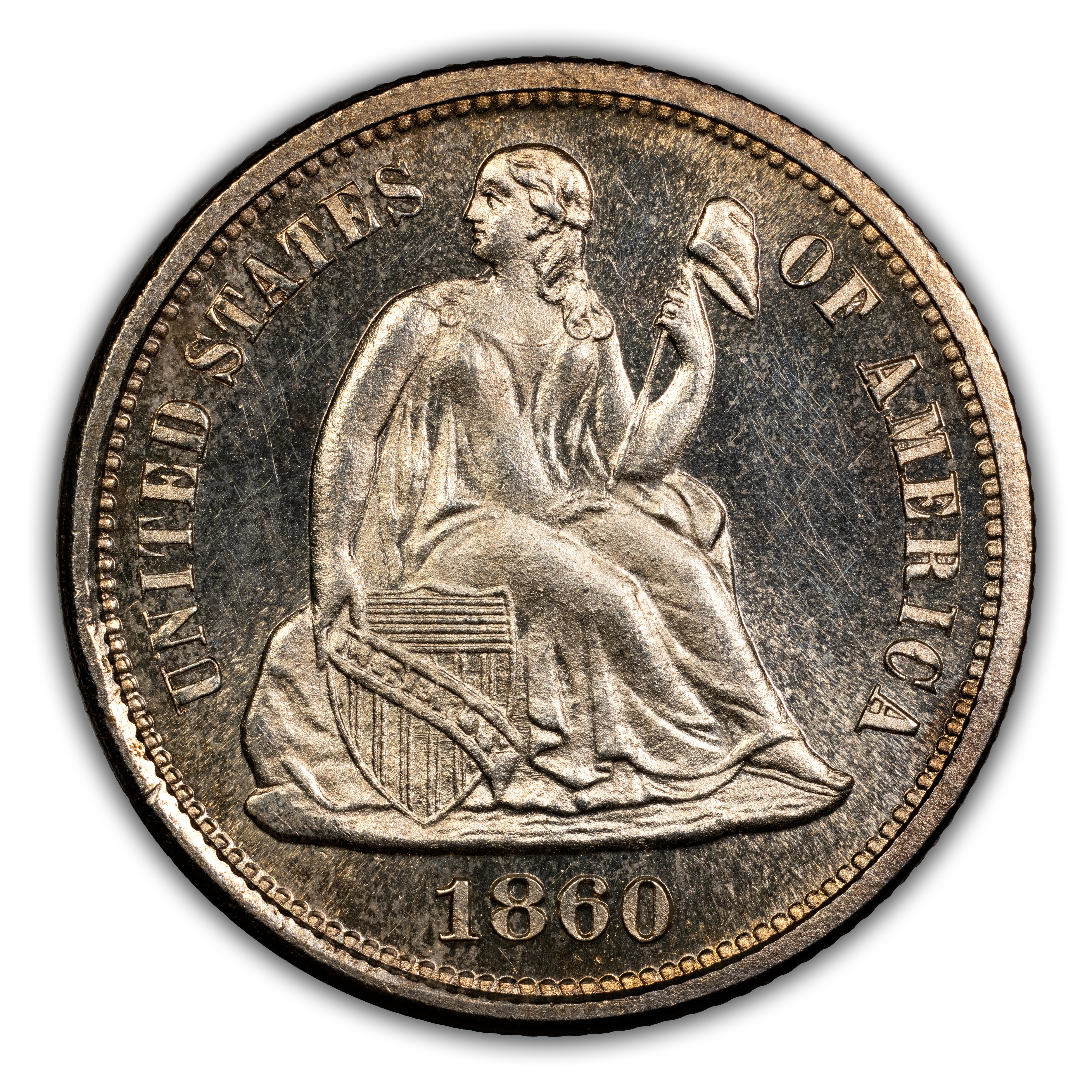1860 10c PR