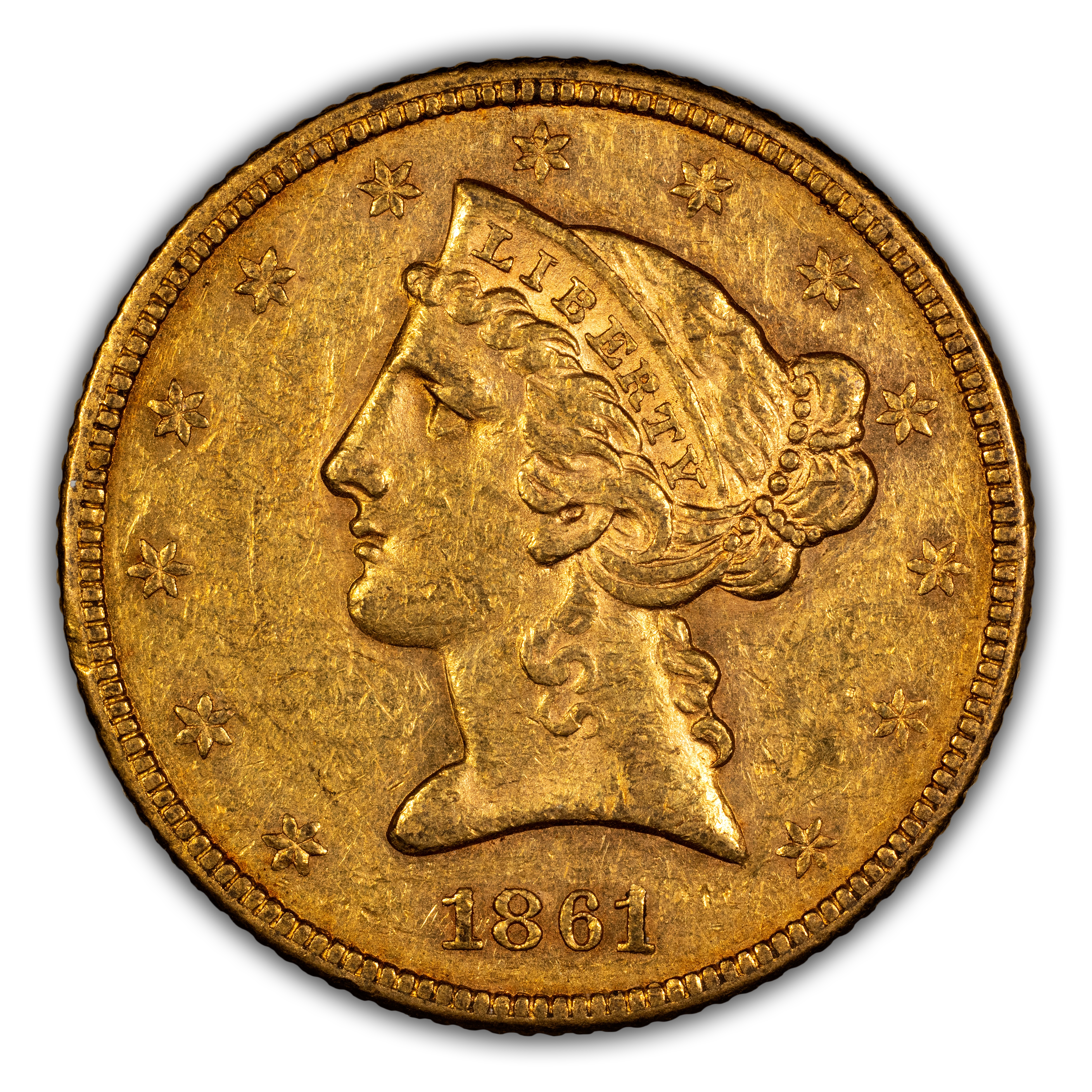 1861 $5 MS