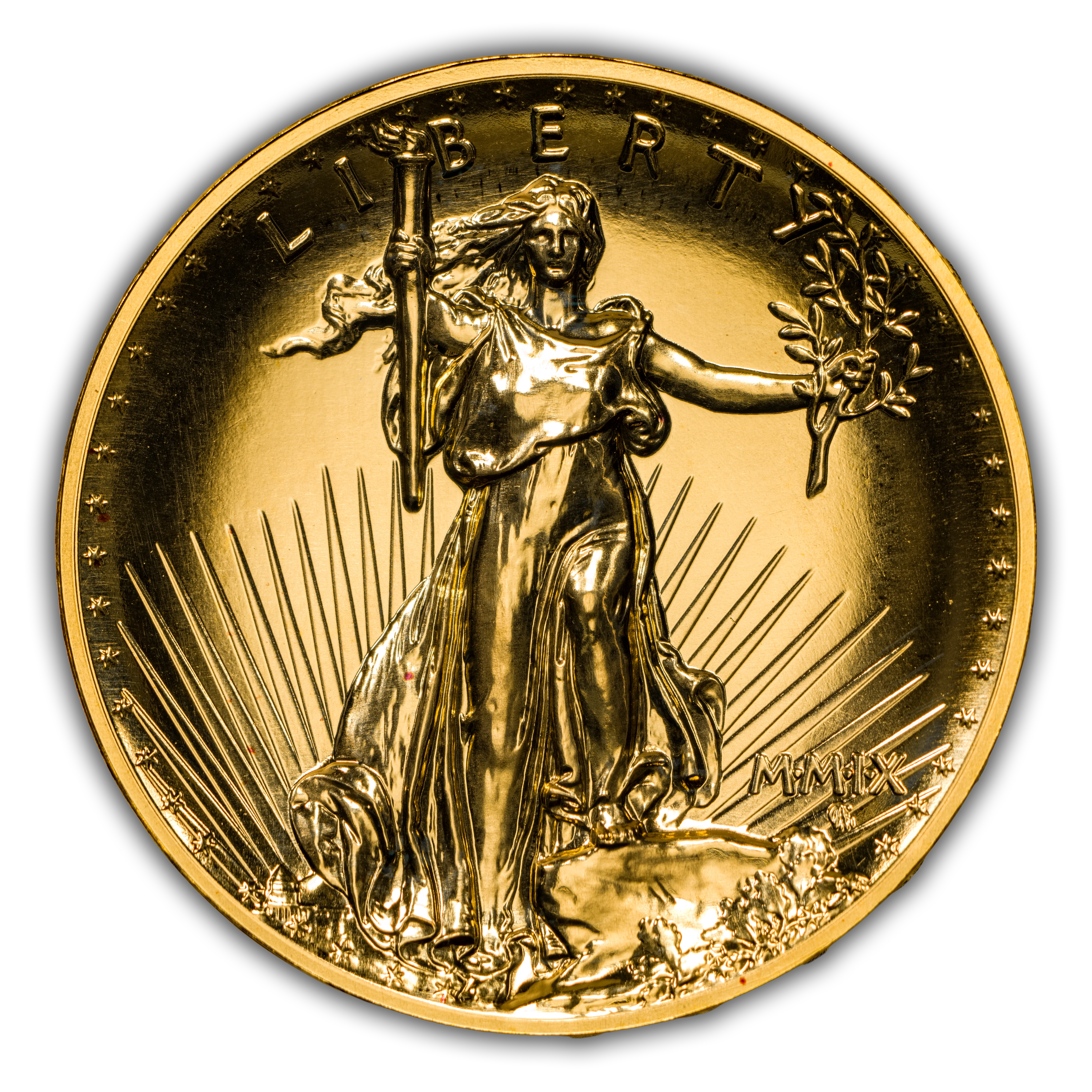 2009-P G$20 Ultra High Relief MS